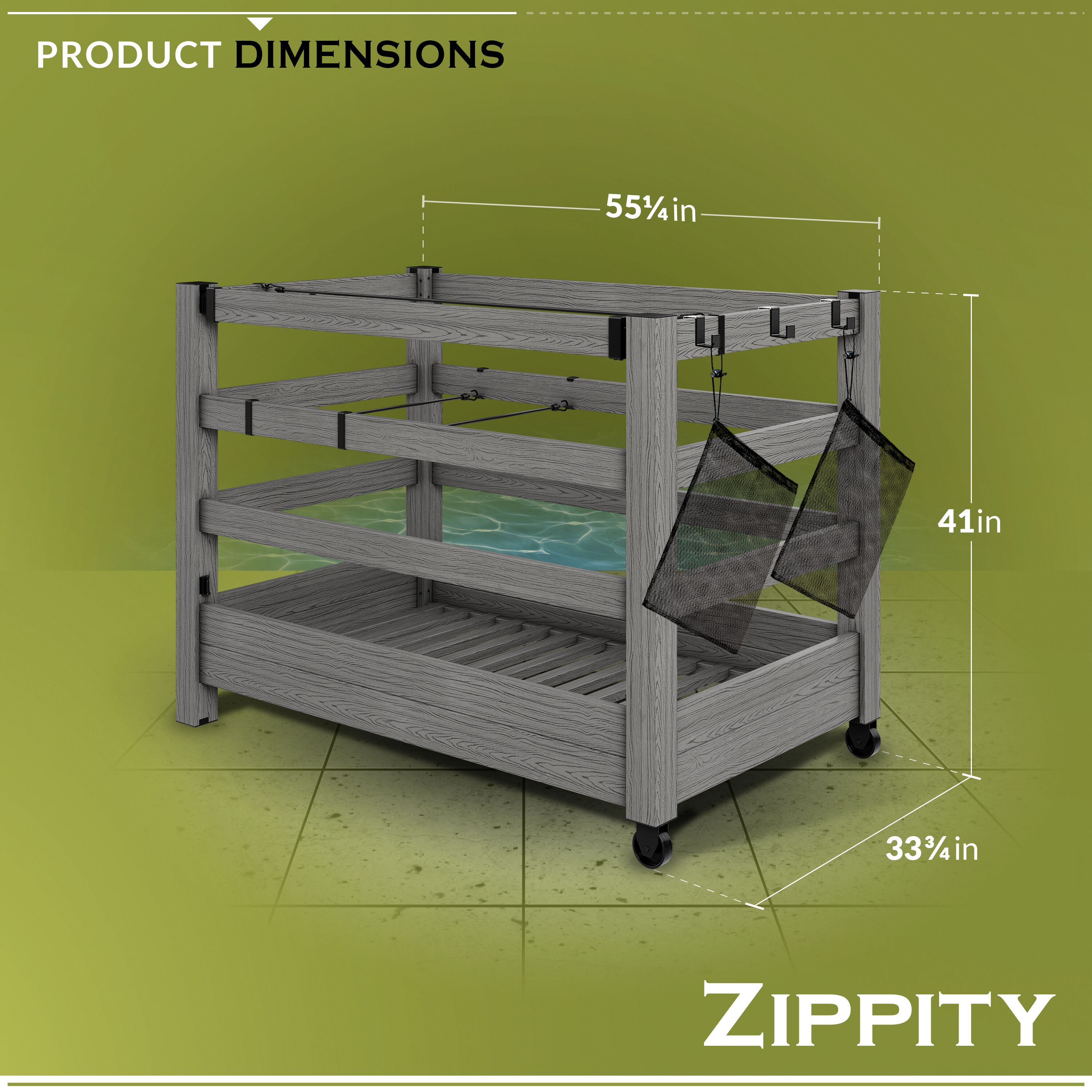 Zippity Outdoor Products ZP19078 Pool-Organization-Storage - View #6