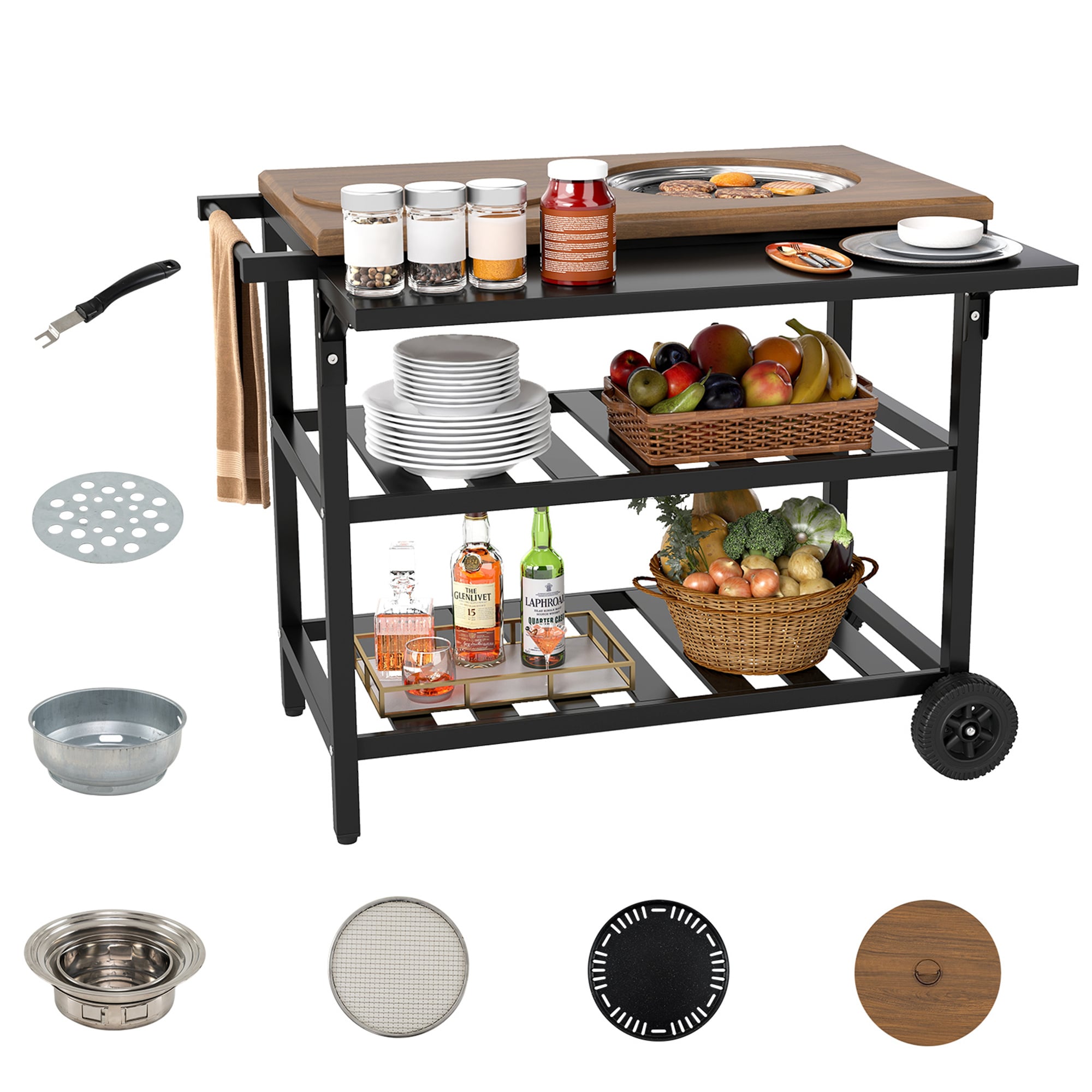 BABOOM BOM-NP11738-CO Grill-Carts-Grill-Stands - View #2