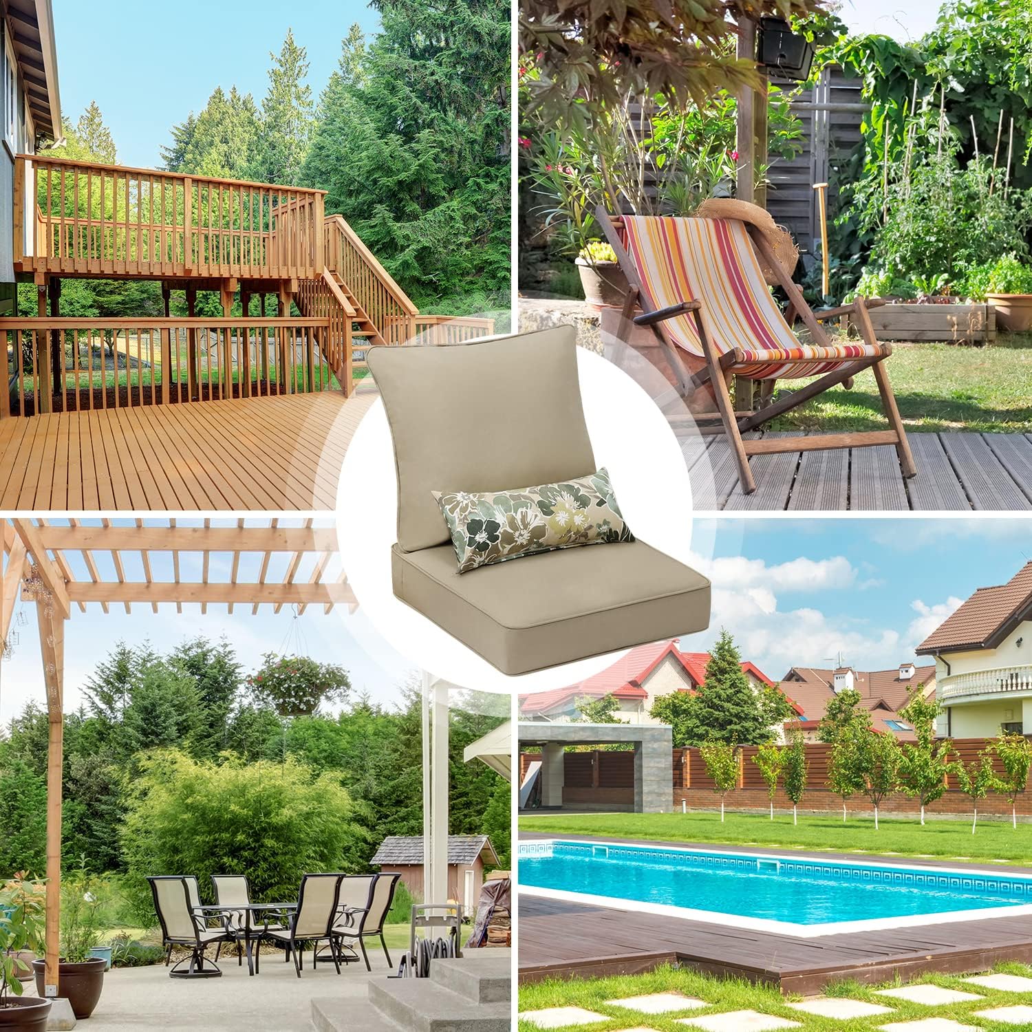 Aoodor A059-PKIKI Patio-Furniture-Cushions - View #7