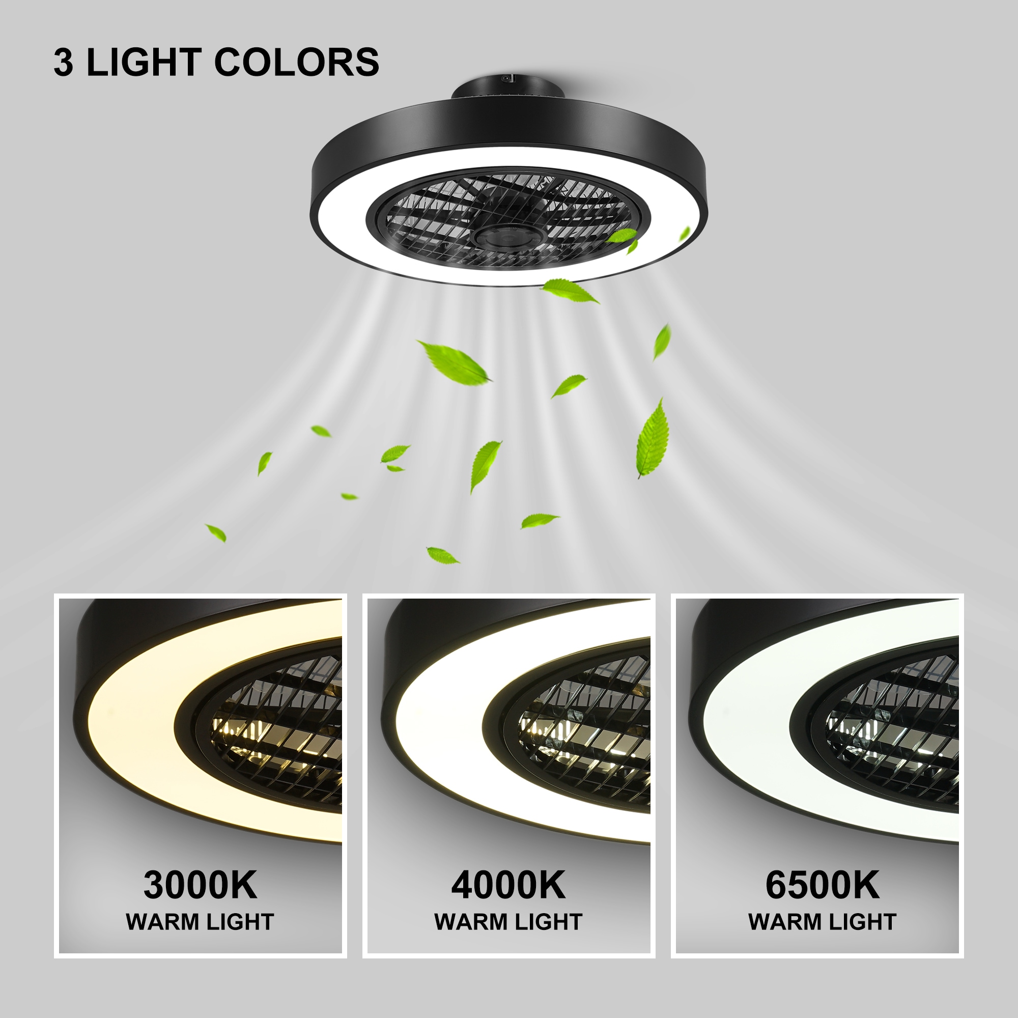 WELLFOR AMAS-C03 Ceiling-Fans - View #4