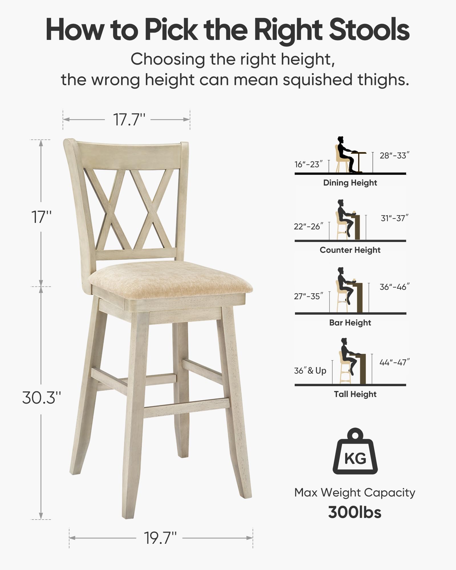 LTMATE LSA0034-W30 stools - View #2