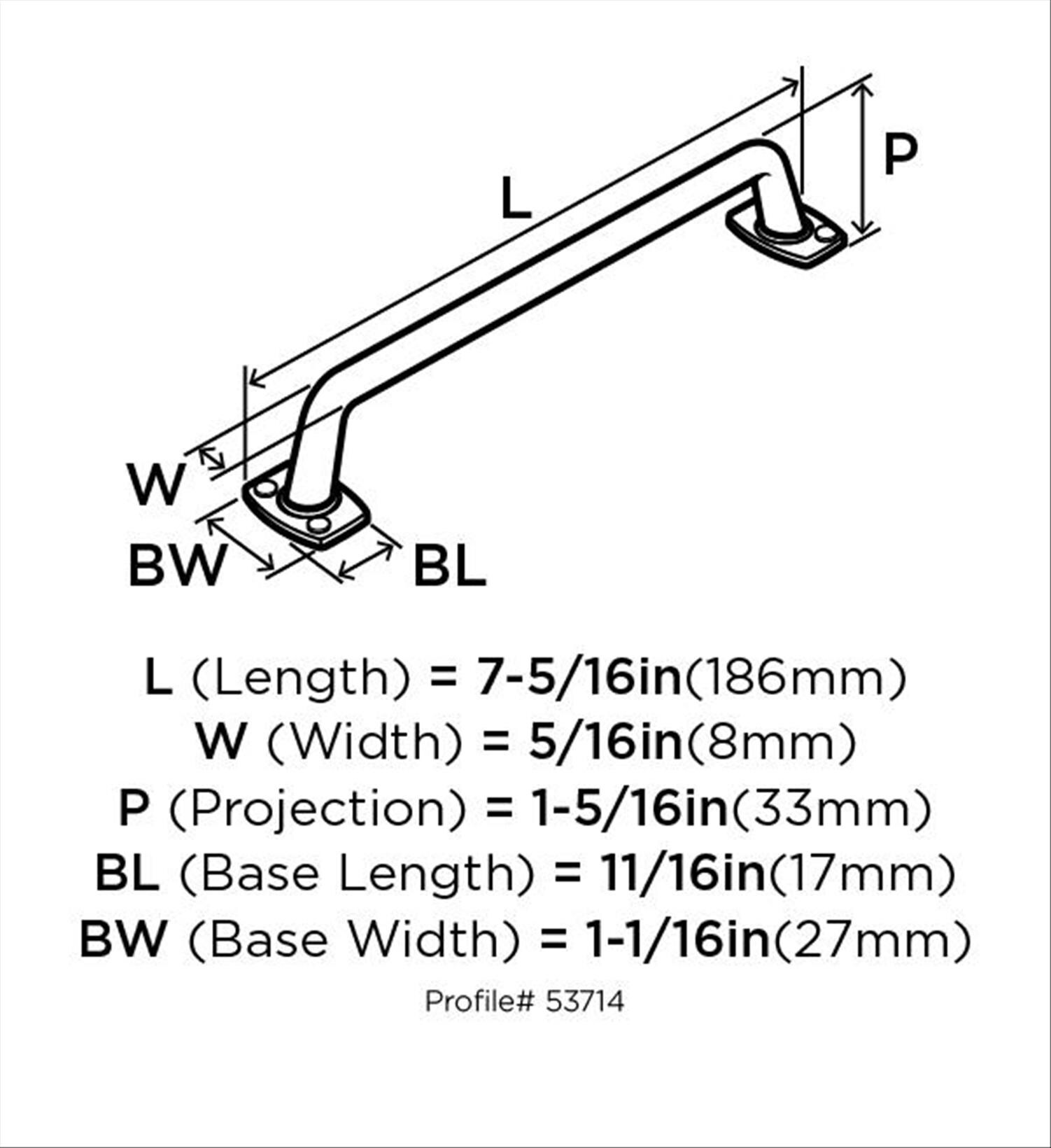 Amerock BP53714GPH Cabinet-Pulls - View #9