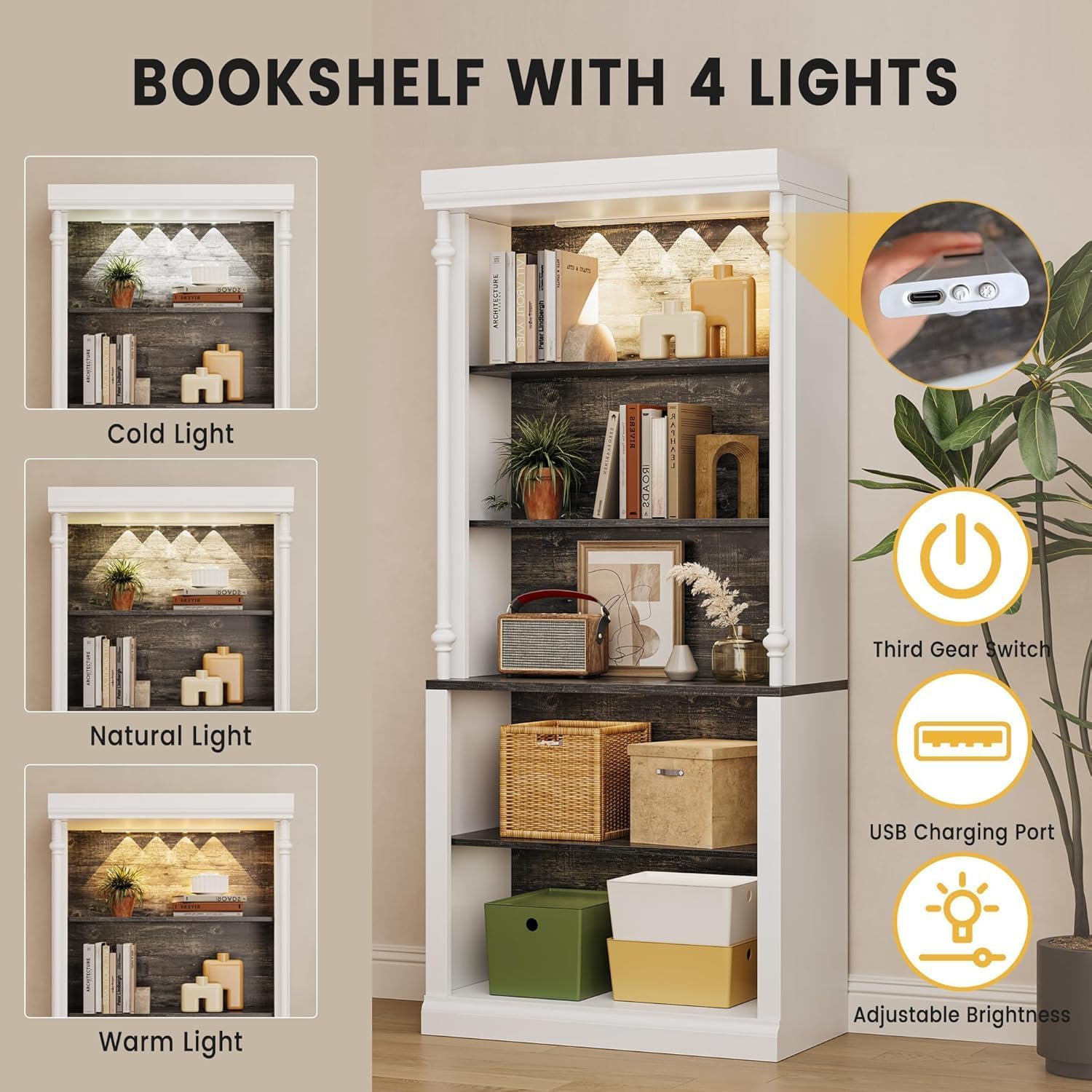 Qeetex DHZ-PHO-15M11KTE bookcases - View #3