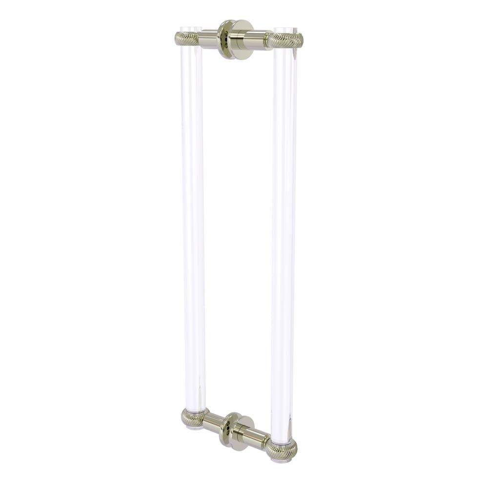 Allied Brass CV-406T-18BB-PNI Polished Nickel 18-in Hinged Shower Door Handle