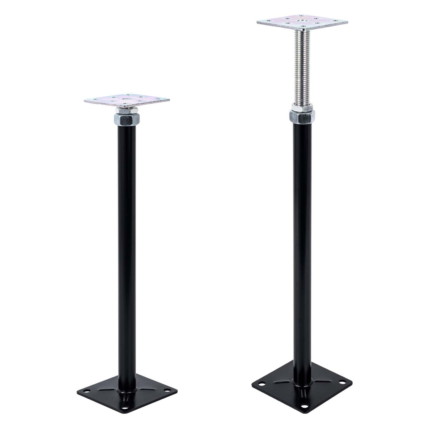 Vrbgify  2-Pack Adjustable House Jacks for Floor Support Posts 16 to 20 Inches Adjustable Supports for Beams Joists and Repairs
