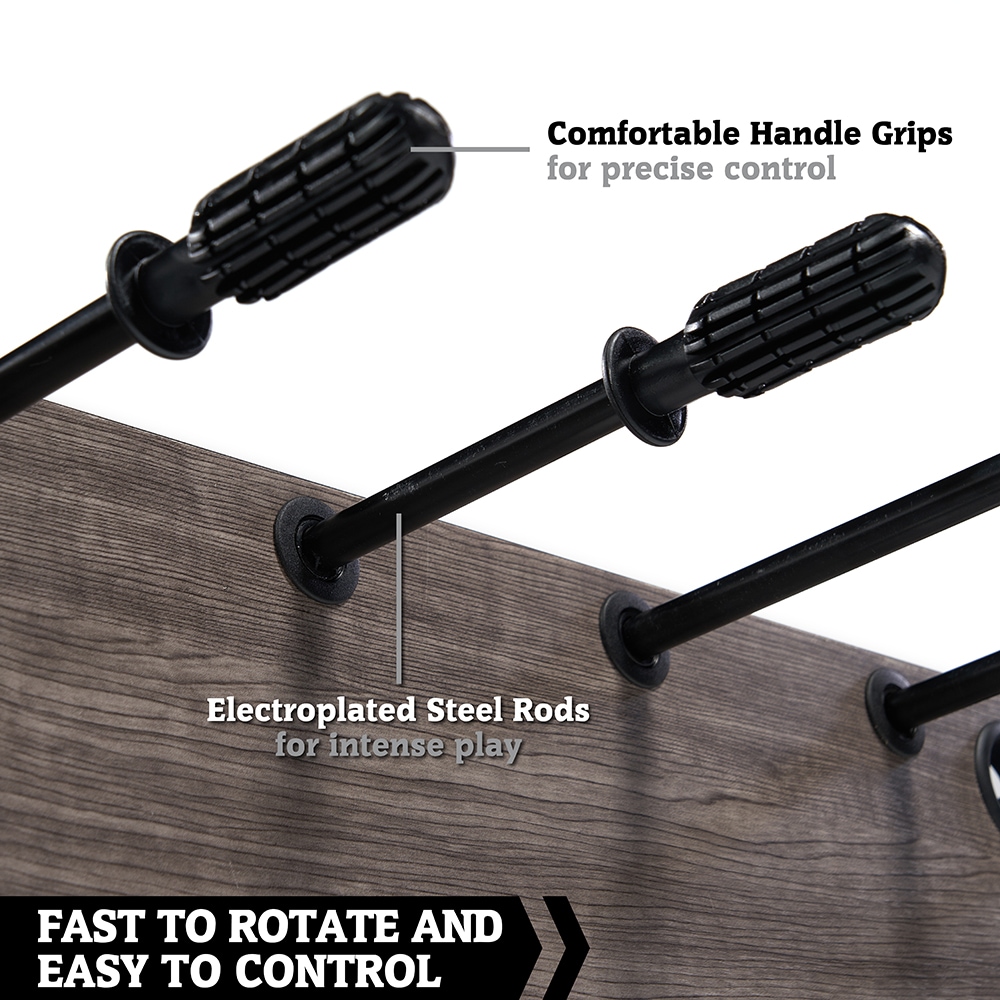 Charleston 48'' Gray Wood Grain Foosball Table