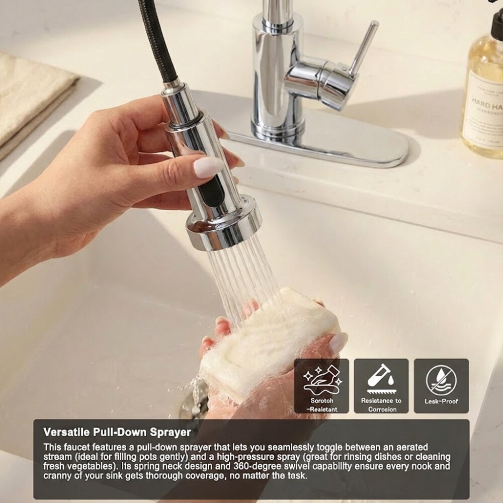 BEARSOLIM DJYC-T3177P388153 Kitchen-Faucets - View #4