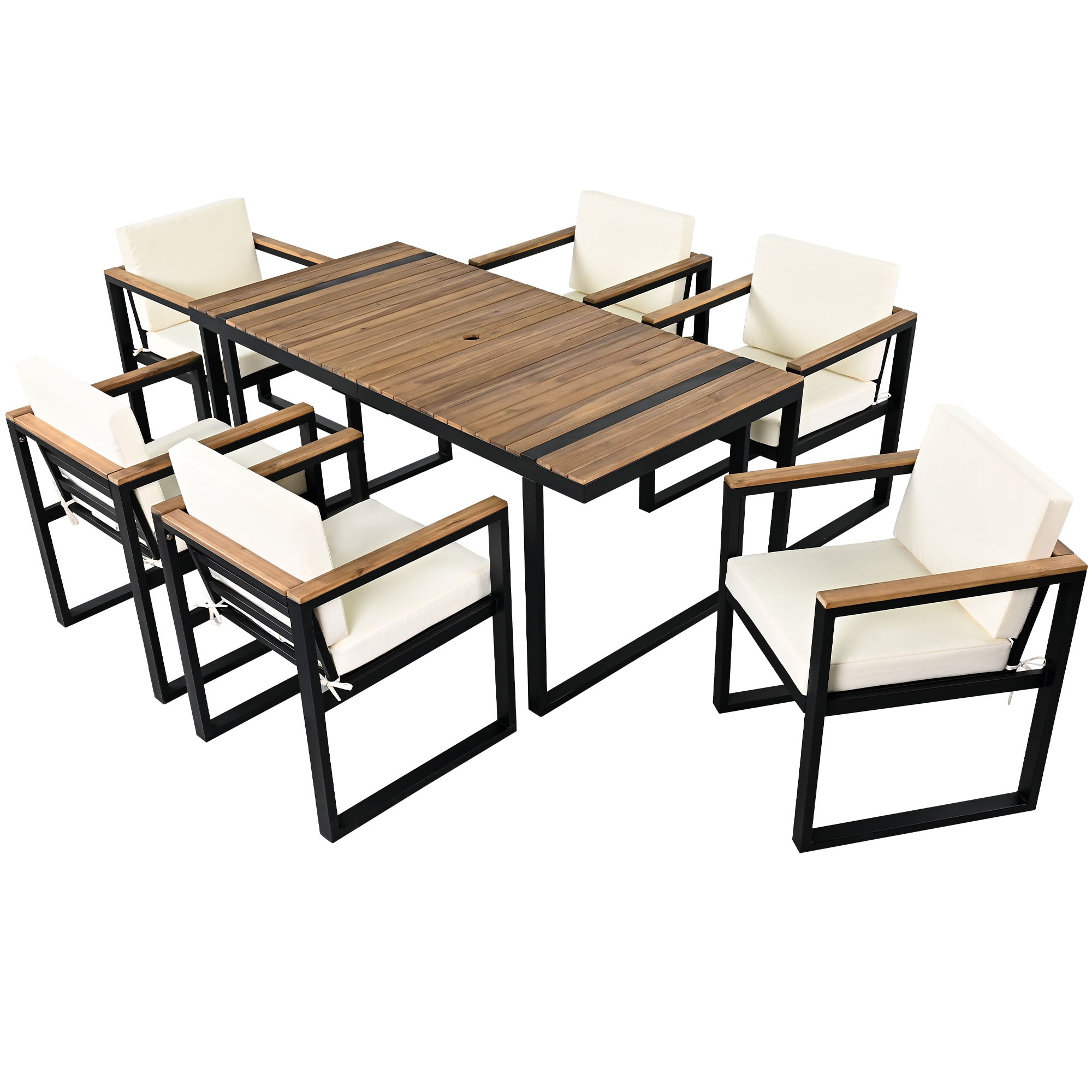 SINOFURN SYA020341BG Patio-Dining-Sets - View #11