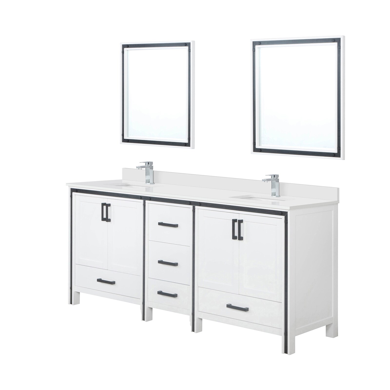 Lexora LVZV80DA211 Bath-Vanity-Combo - View #5