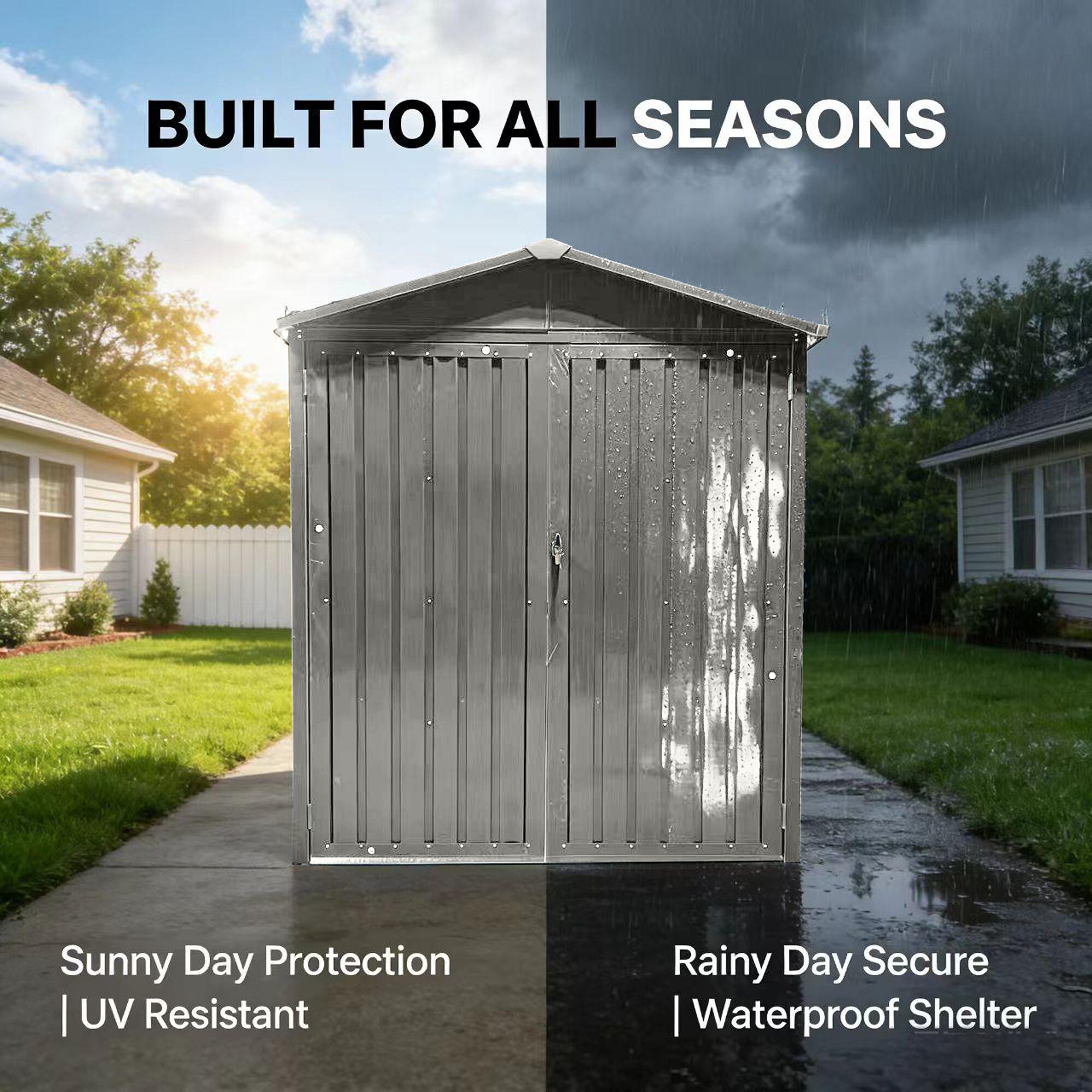 Wooakway FXLS0604-603Z267 Metal-Storage-Buildings-Sheds - View #6