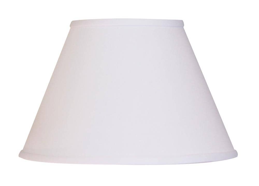 Cloth & Wire 8-in x 12-in White Paper Empire Lamp Shade in the Lamp ...