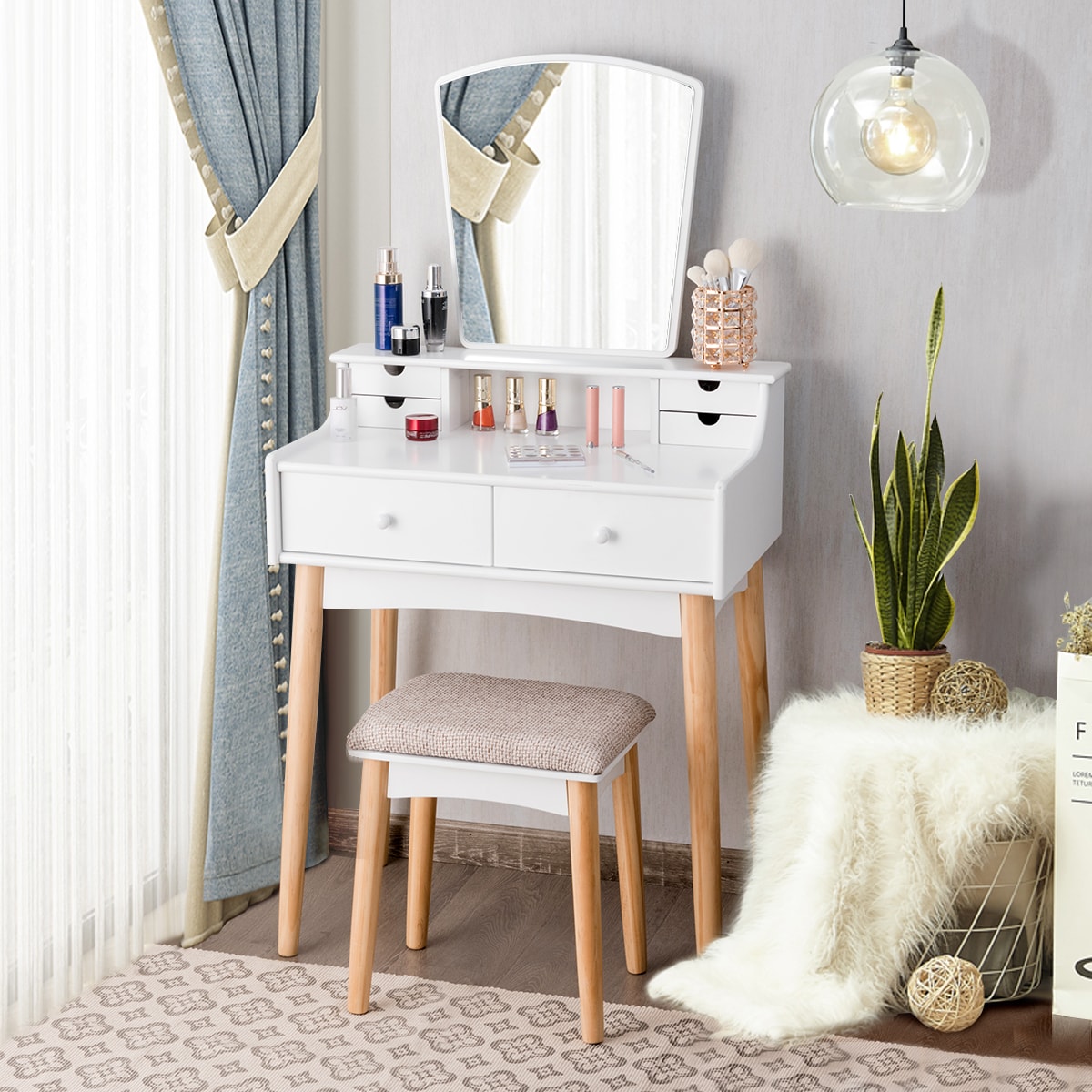 Costway HW61700 Bedroom-Vanities - View #10