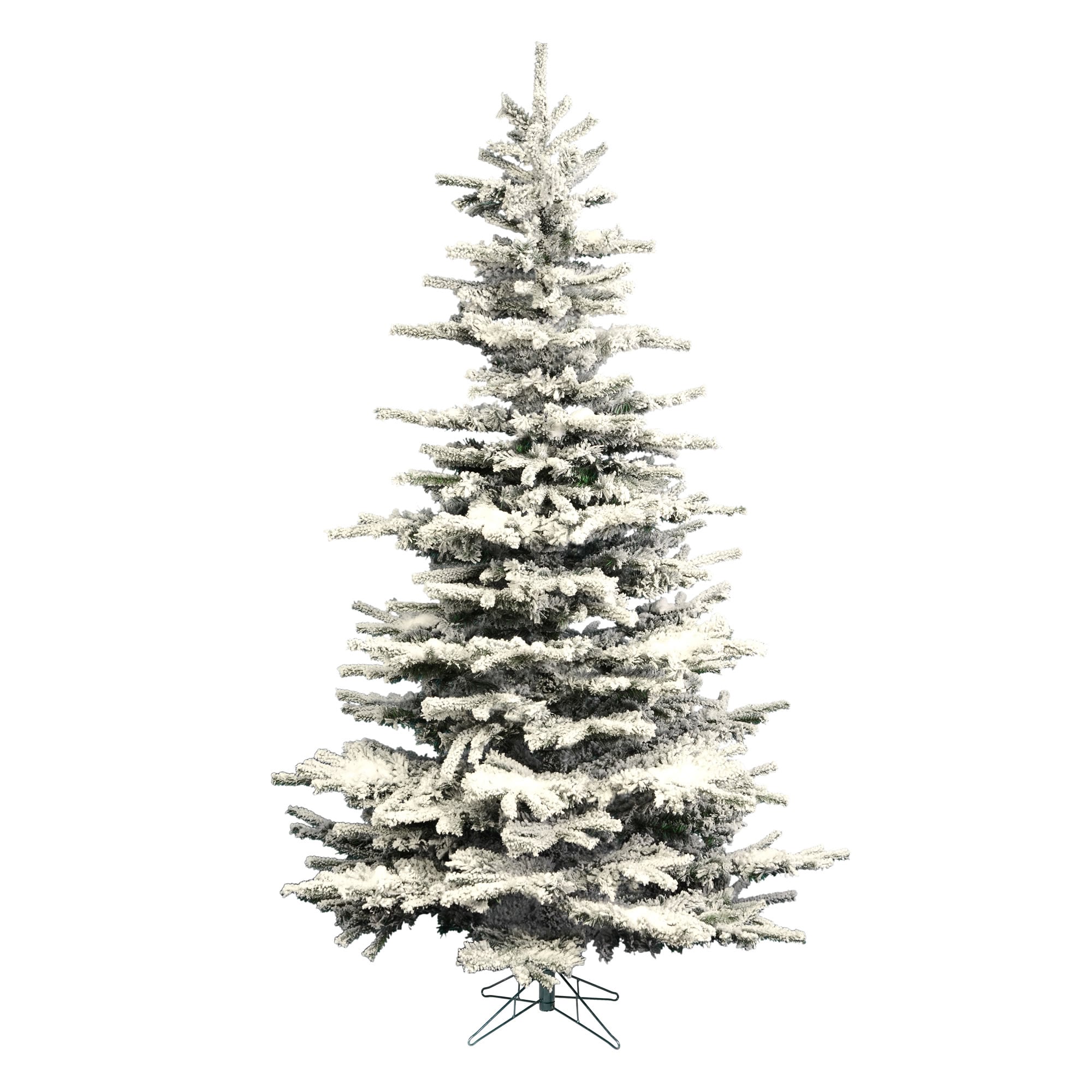 Vickerman A861880 8.5-Feet Flocked White Artificial Christmas Tree