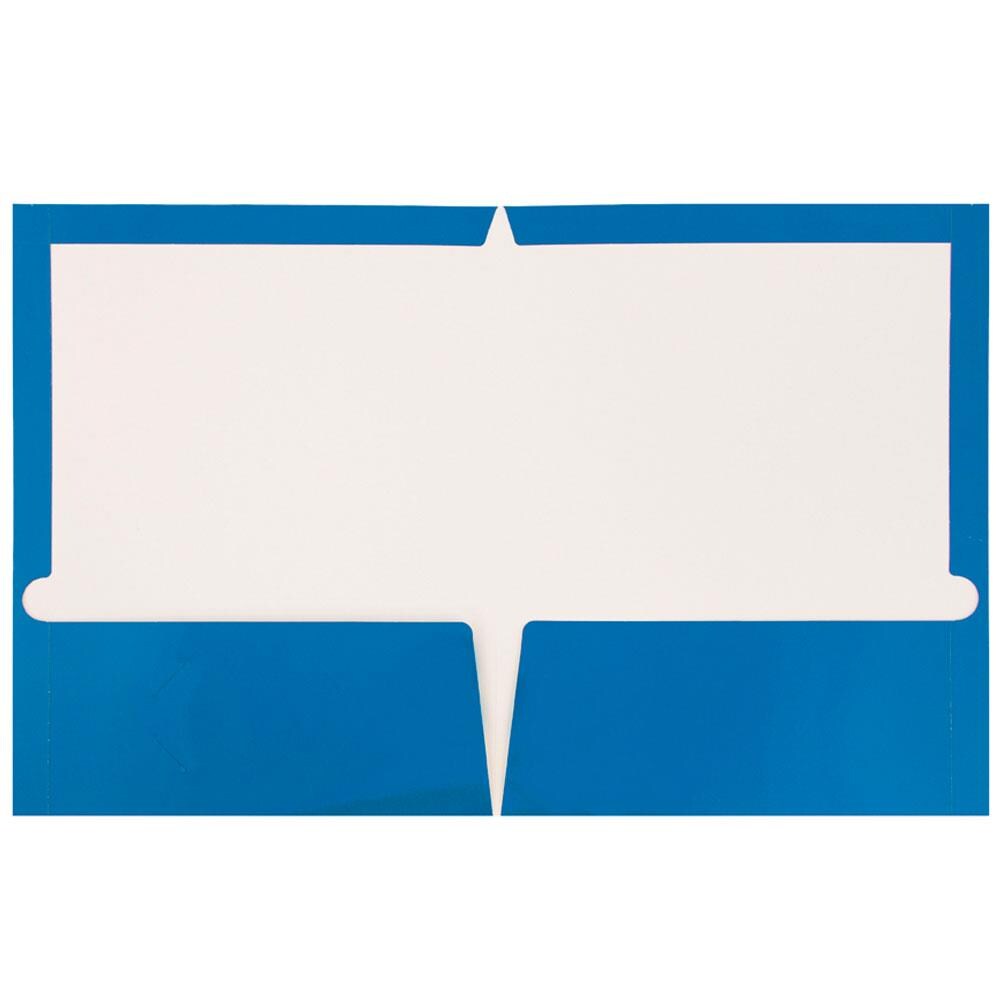 9 x 12 Nautical Blue Linen Presentation Folder with Unique Puzzle Design -  JAM Paper