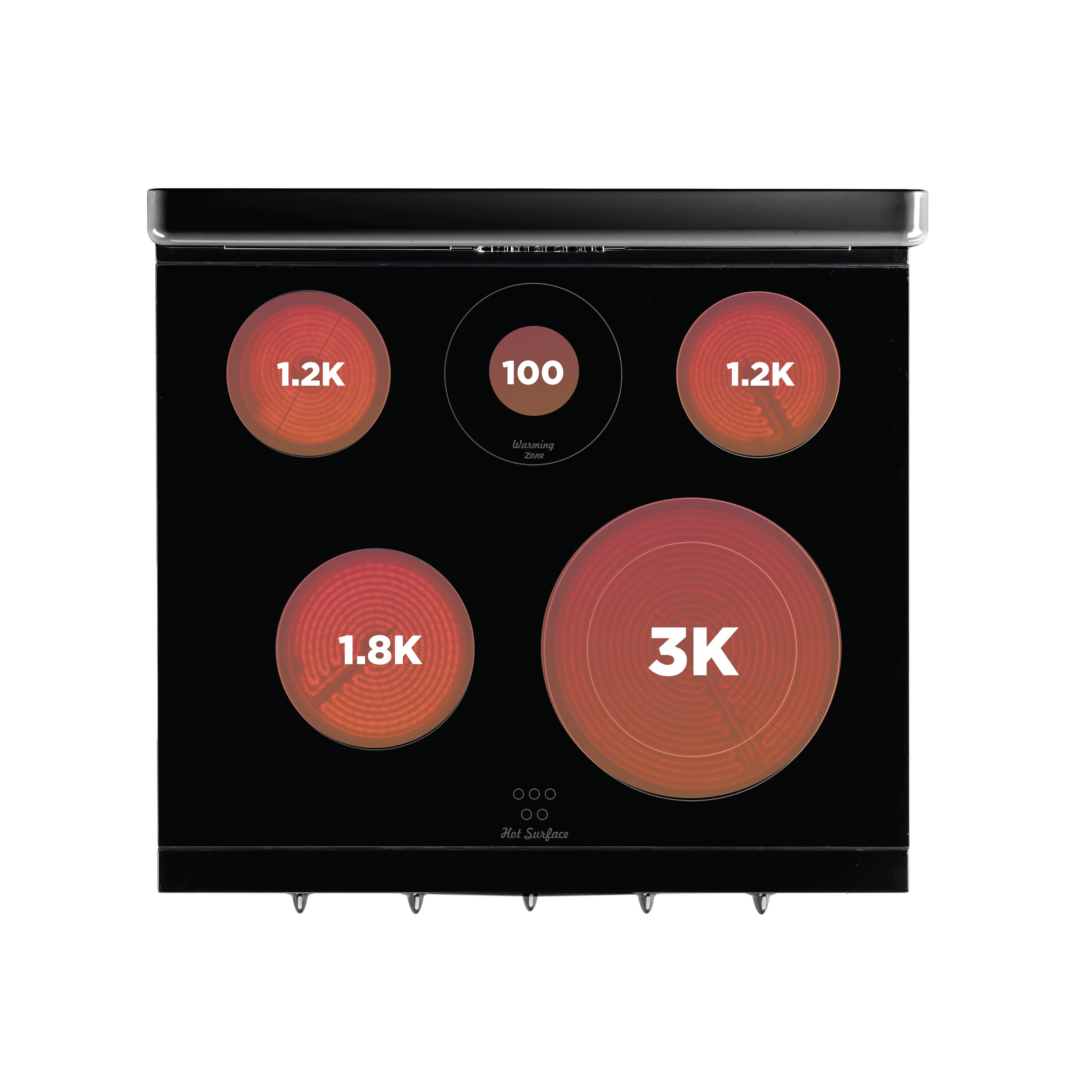 UNIQUE UGP-30CR EC B Freestanding-Electric-Ranges - View #12