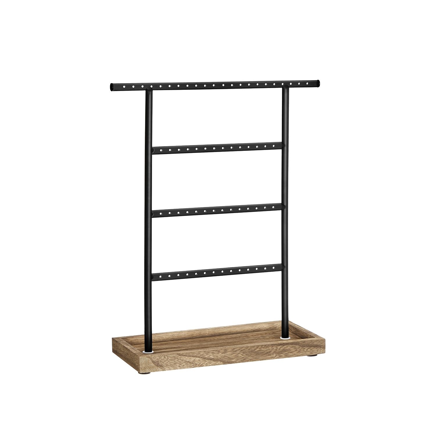 Slickblue 4-Tier Tabletop Jewelry Stand Organizer for Dresser Vanity or Shelf Use- Multiple Color Option