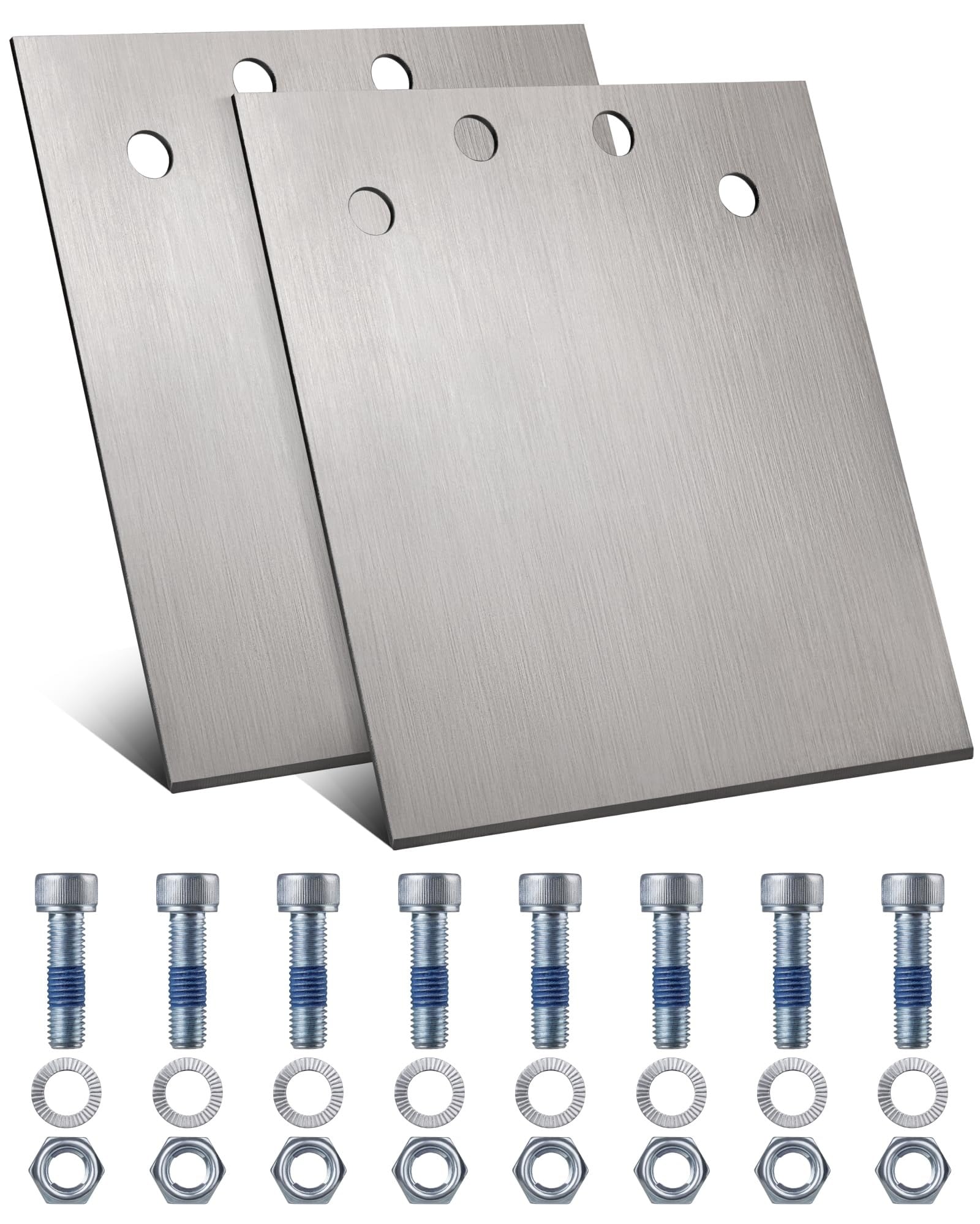 Phyfalip  2 pcs Replacement Scraper Blade for 6 Inch Wide SDS Max Floor Scraper Thinset Removal Chisel Bits High Grade Steel for Tile Mortar