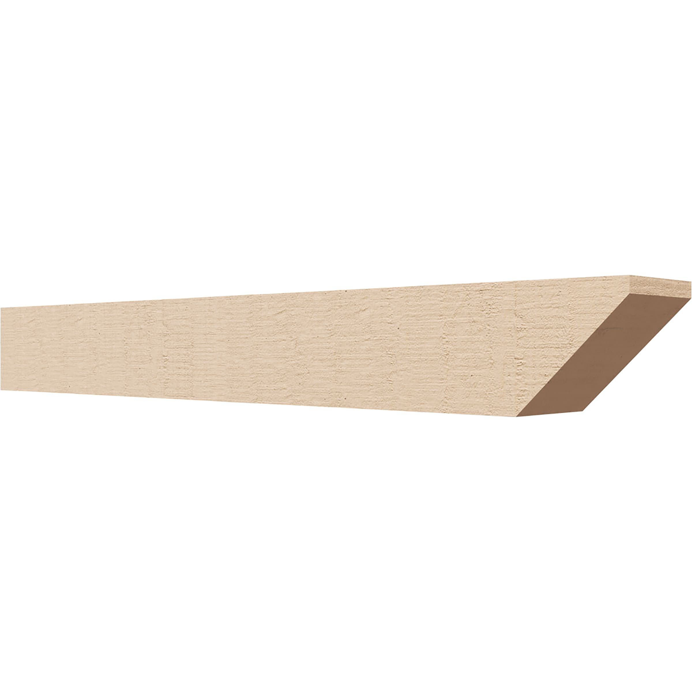 Ekena Millwork RFTU04X04X32CONRCPR Concord Woodgrain 4-in x 4-in x 32-in Brown Urethane Standard bracket