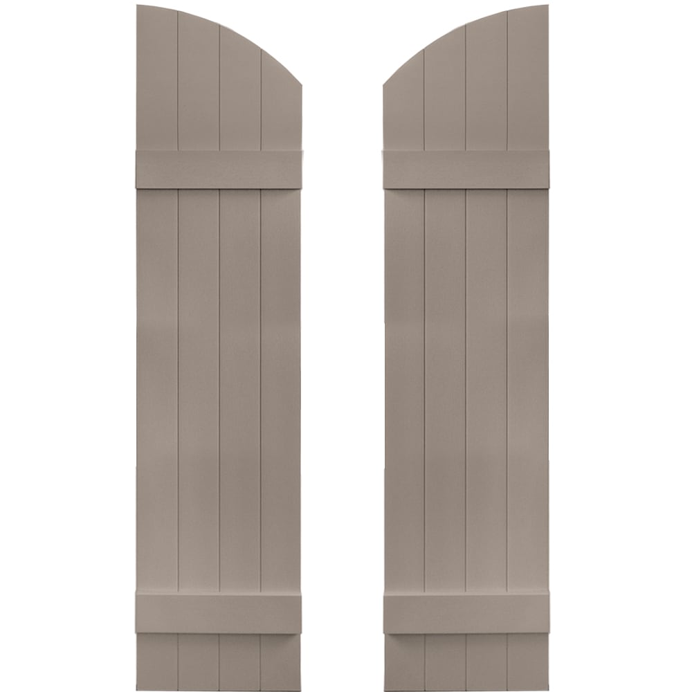 Vantage V5931453008 13.875-in W x 53-in H Clay Board and batten Exterior Shutters ( 1 -Pack )