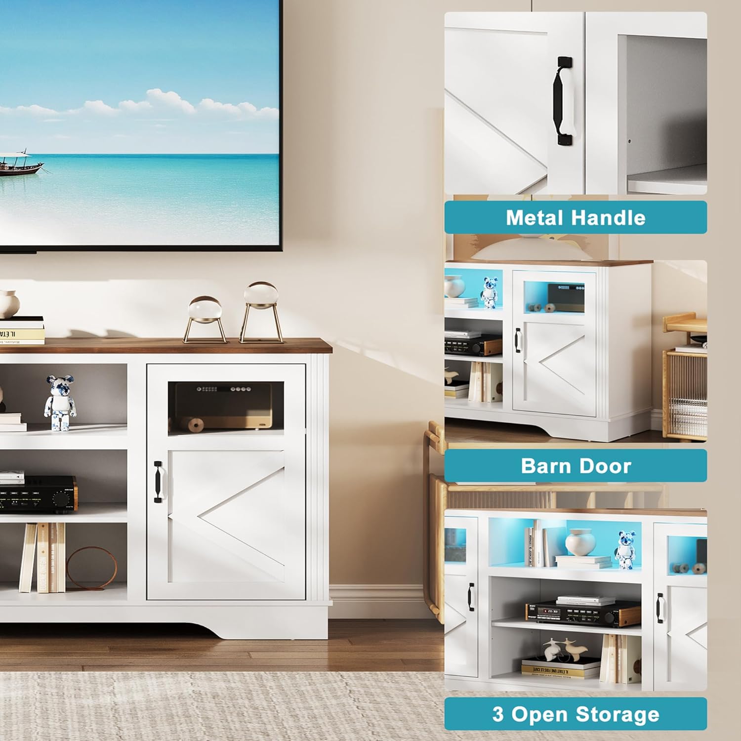 Qeetex LHF-DSG-PHO-161WQV5G Tv-Stands - View #6