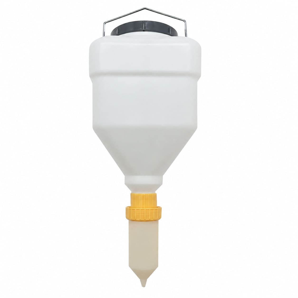 Aoibox  5 5 L Square Refillable Sauce Squeeze Dispenser Wide Mouth Twist Cap Leak Proof Ketchup BBQ Outdoor Unit