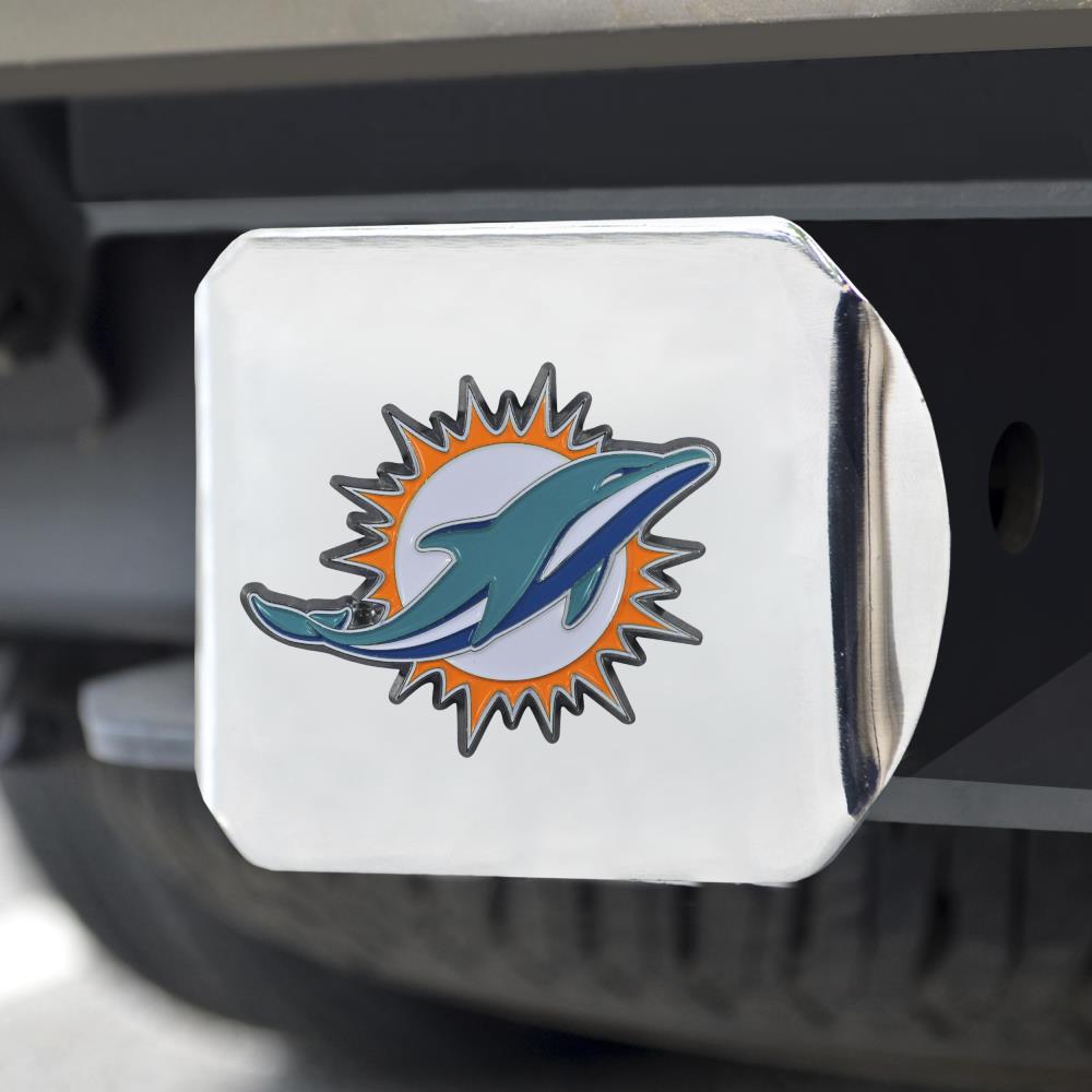 Miami Dolphins Black Color Hitch Cover