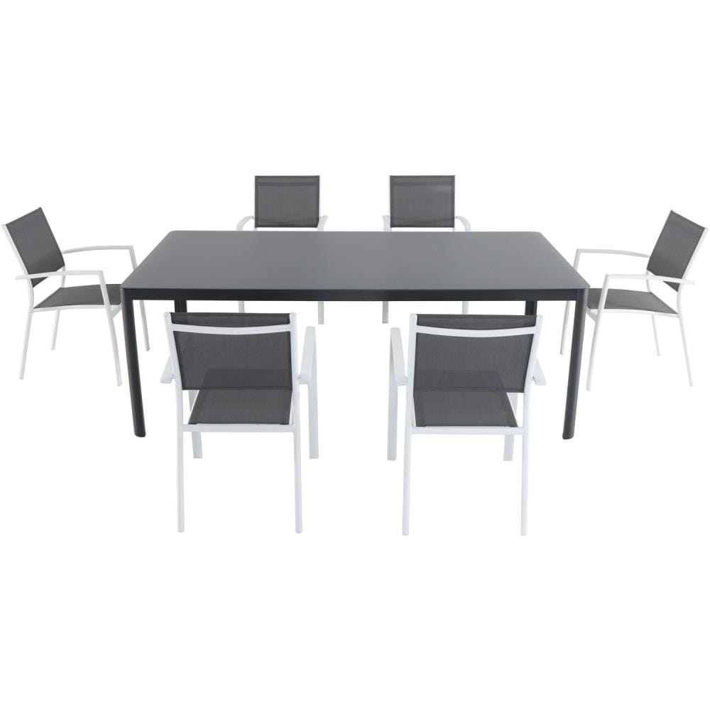 Hanover FRESDN7PC-WHT Patio-Dining-Sets - View #7