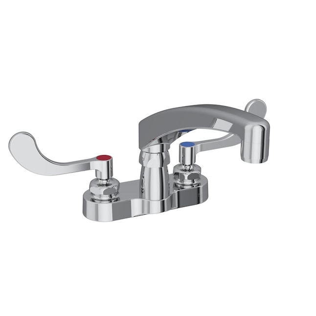 Elkay Chrome 1-Handle Deck-Mount Low-Arc Handle Commercial Kitchen Faucet Elkay Chrome 1-Handle Deck-Mount Low-Arc Handle Commercial Kitchen Faucet