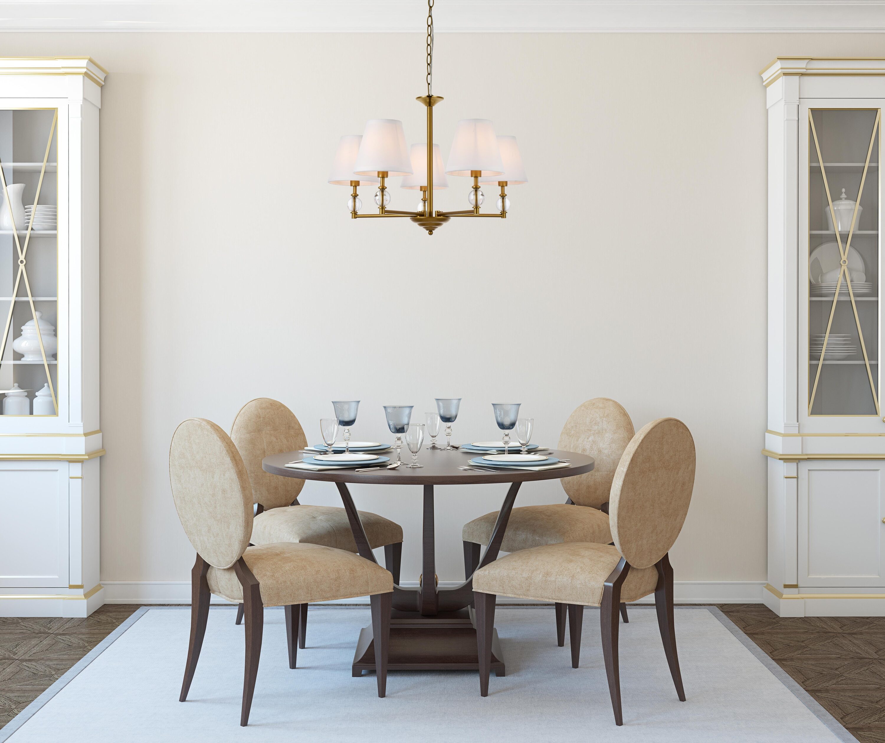Elegant Decor HFDL21072D25BR Pendant-Lights - View #2