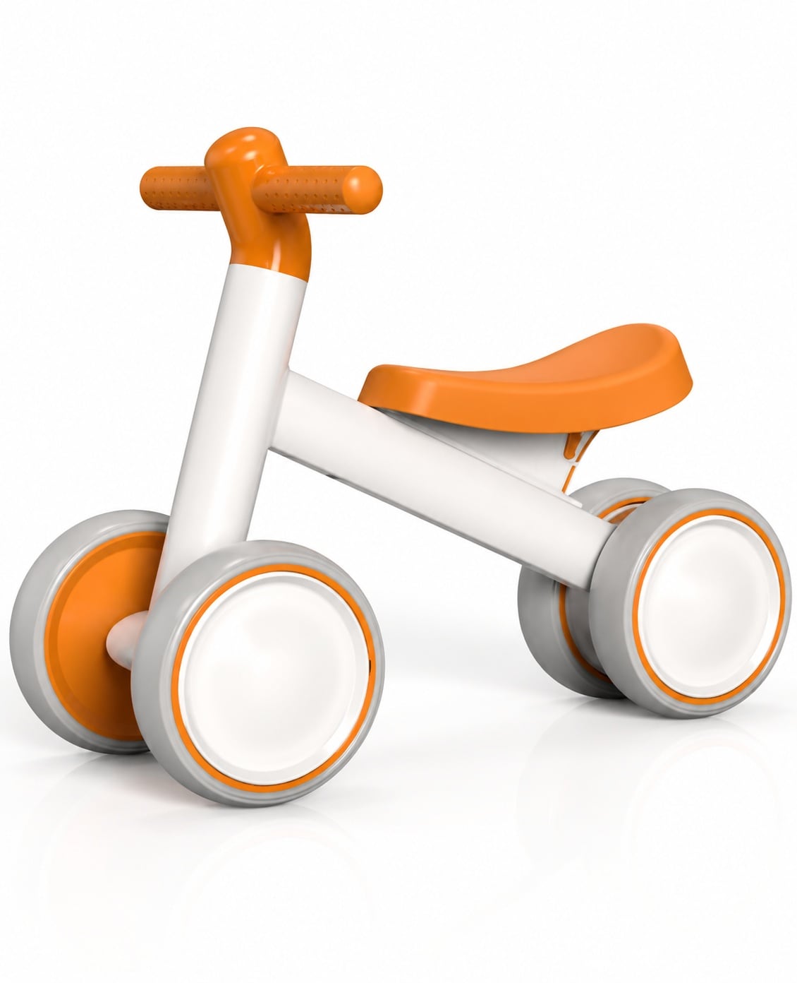 ITOPFOX  Baby Balance Bike for 1 Year Old Boys Girls Toddler Ride On Toy with Adjustable Soft Seat No Pedal 4 Silent Wheels for Indoor Outdoor