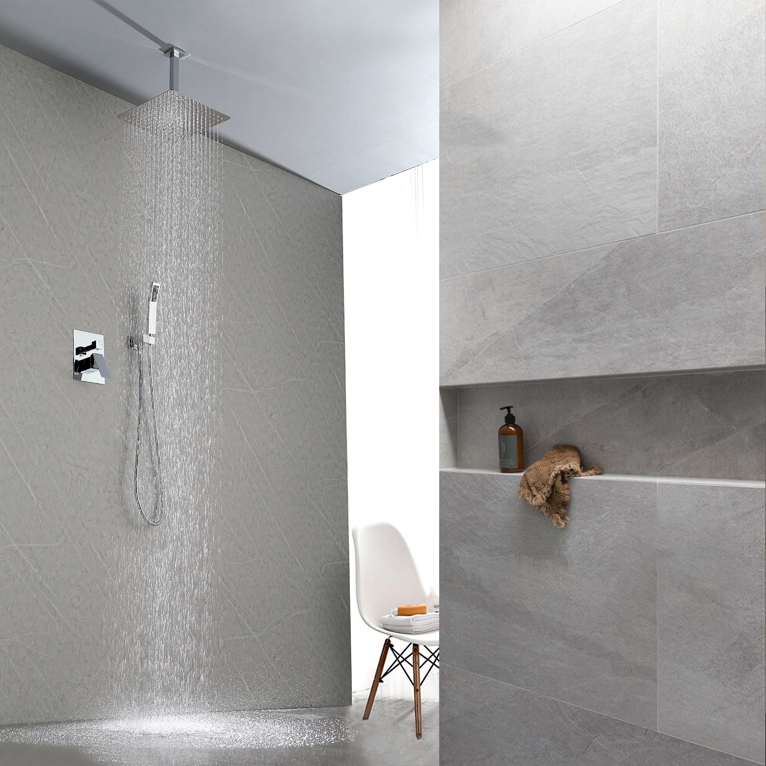 Fapully FA-T-1013C Showerhead-Bar-Panels - View #2