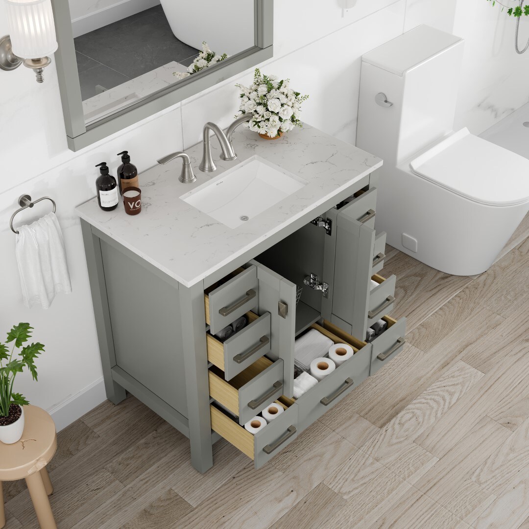 Eviva EVVN411-36GR-Q Bath-Vanity-Combo - View #5