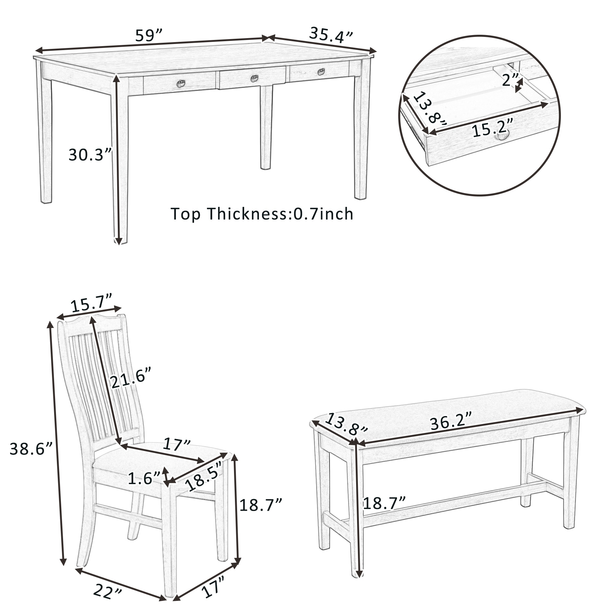 ModernLuxe SP000006AAC Dining-Sets - View #5