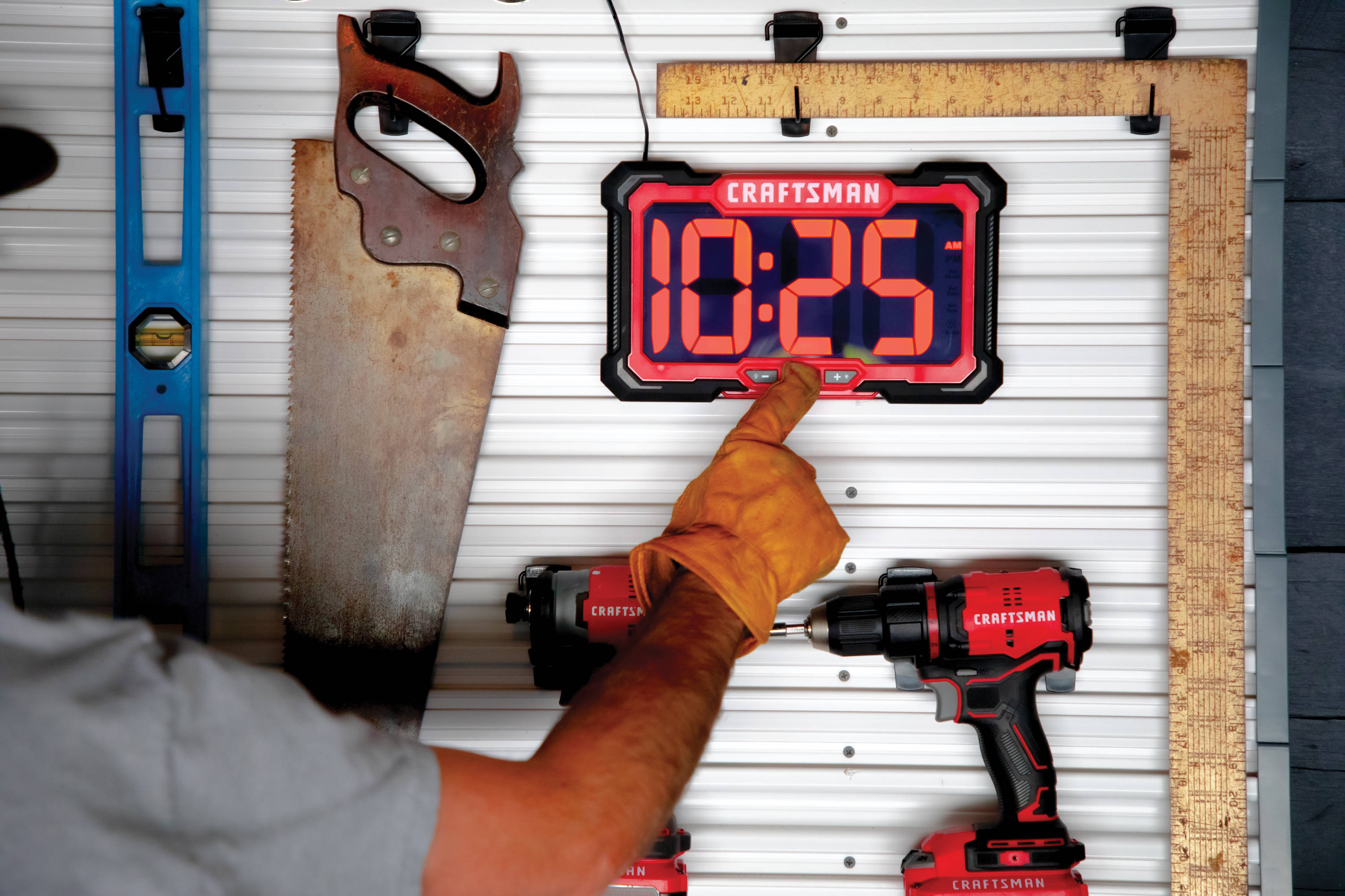CRAFTSMAN CMXWDCR75095M Indoor-Outdoor-Clocks - View #11