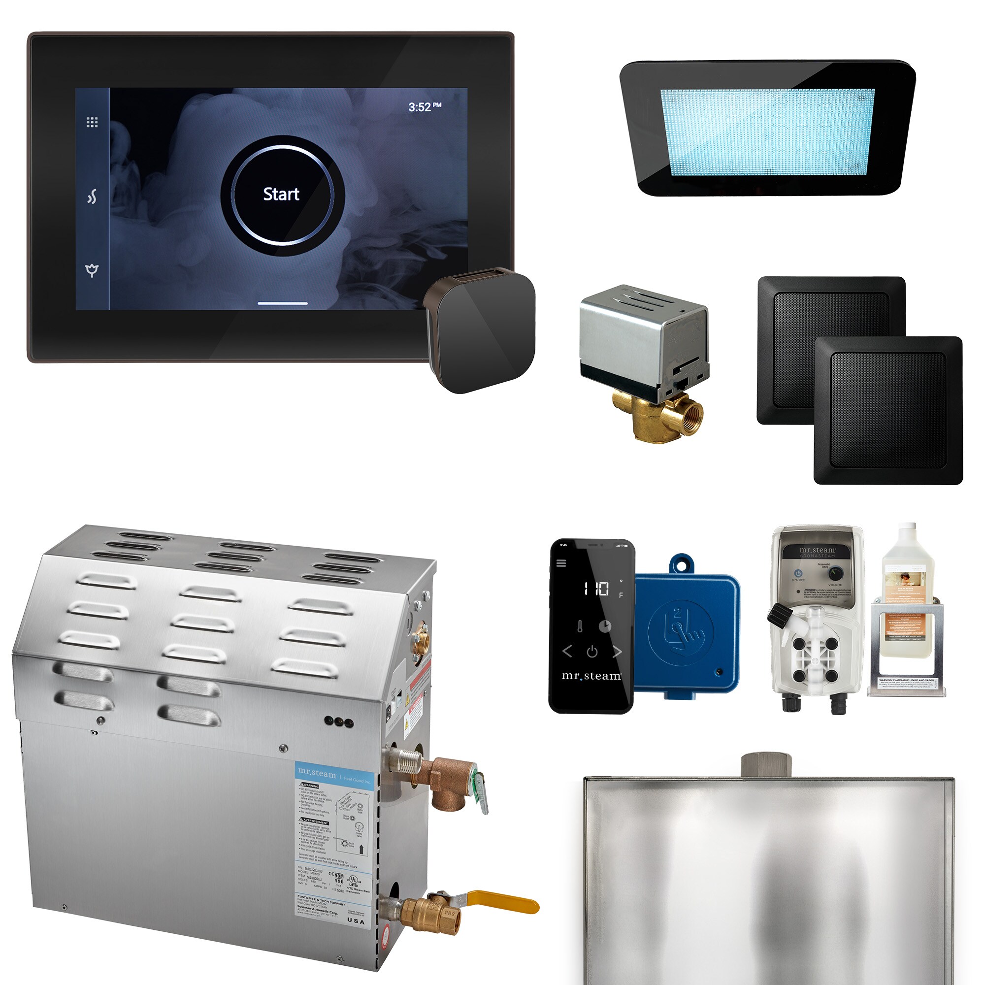 Mr. Steam 06C1ANDABEH 6000-watt Black Oil Rubbed Bronze Steam Generator Control Kit