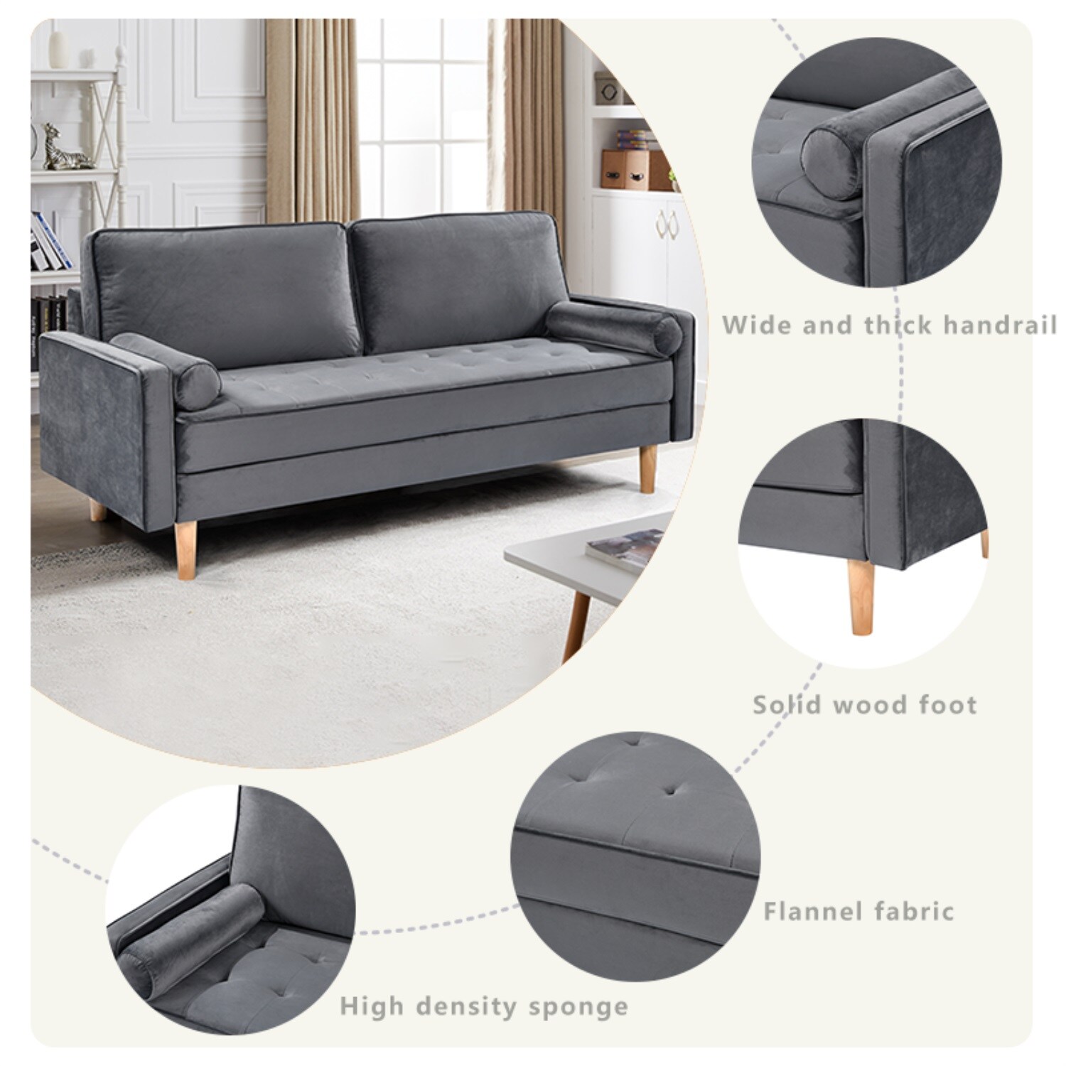 Mondawe OR-W49AE-OF Sofas-Loveseats - View #3