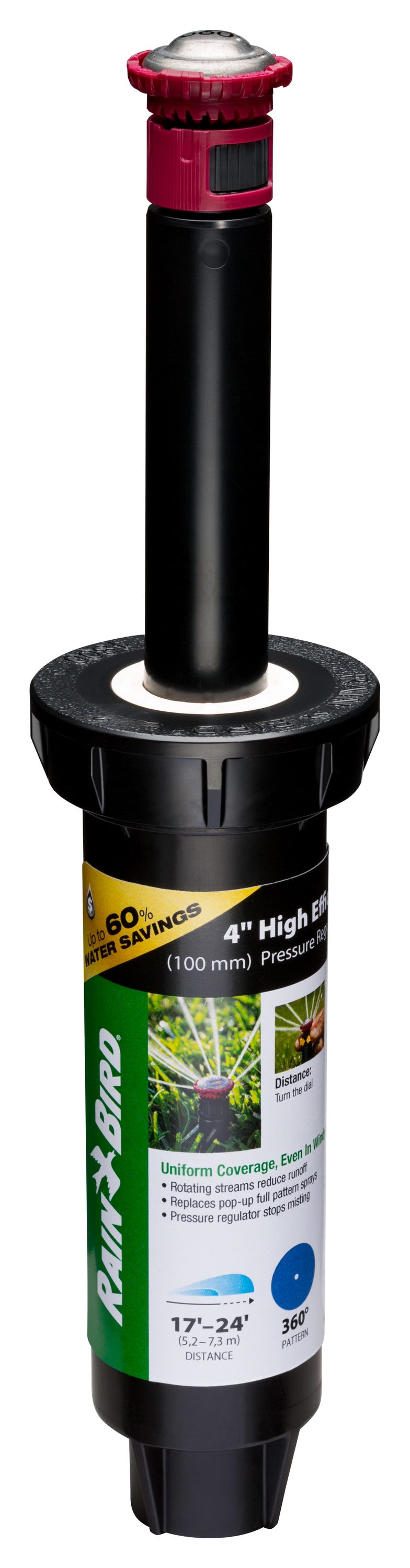 Rain Bird 22SAFPROPR 17-ft - 24-ft Full-circle Spray 4-in Pop-up rotor