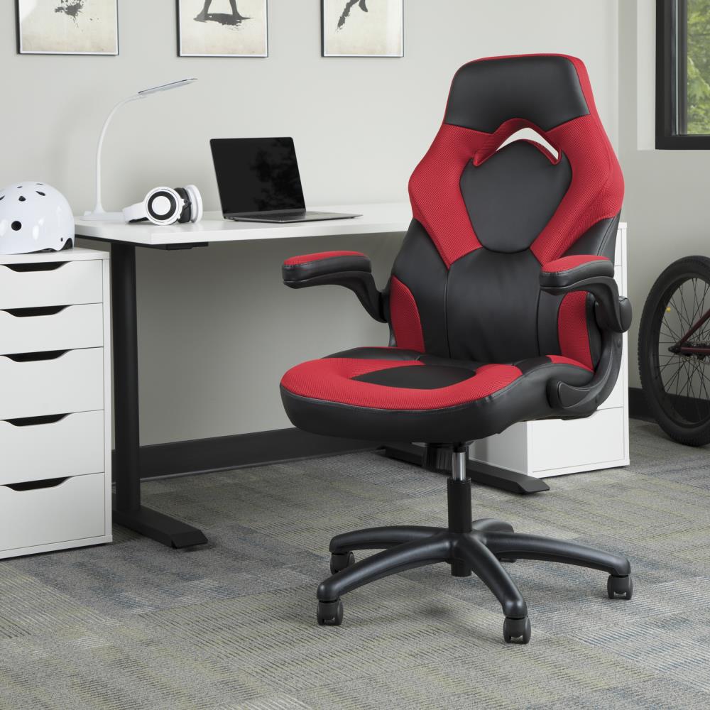 Essentials bonded leather racing discount style gaming chair by ofm