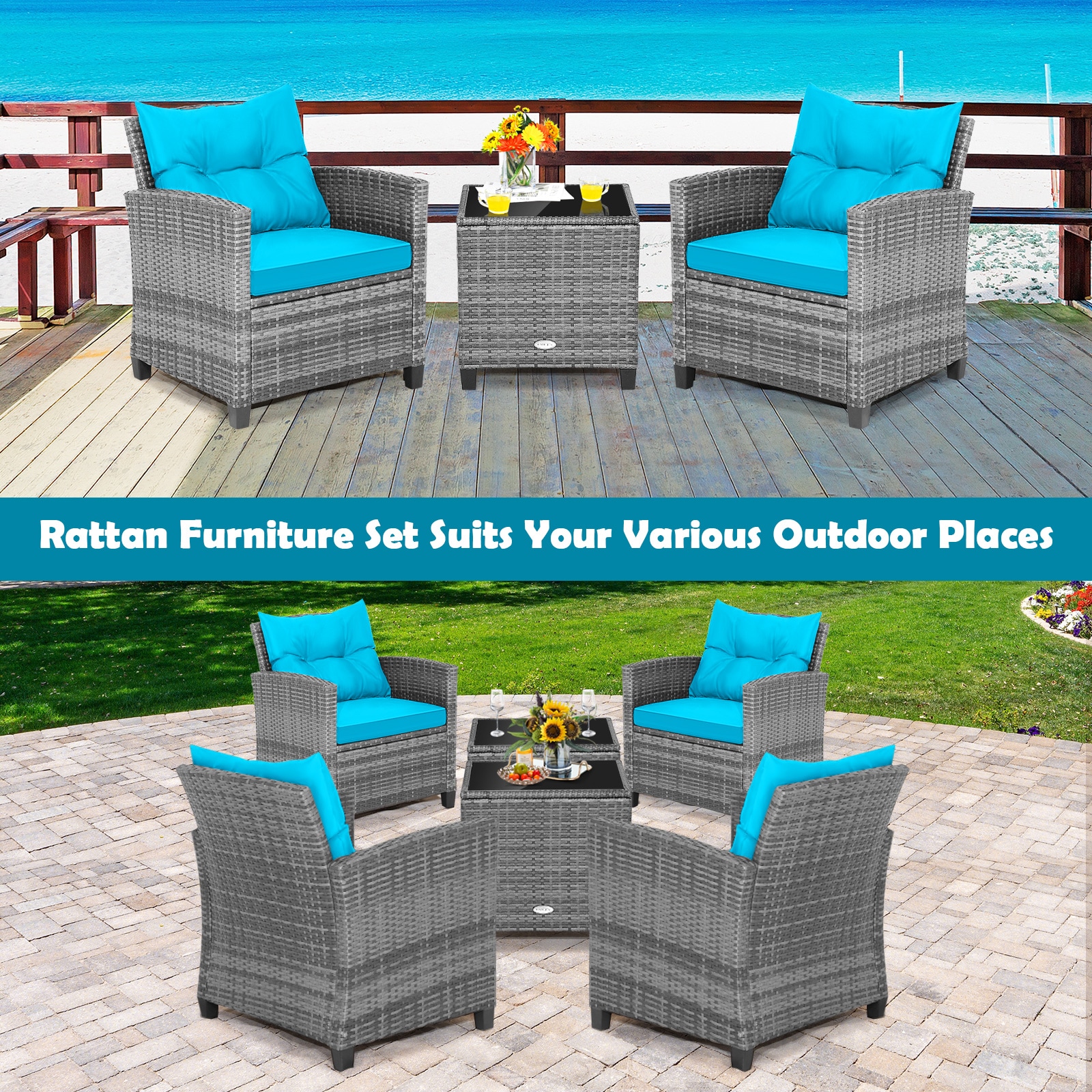 LIVIZA OUG70267TU Patio-Conversation-Sets - View #6