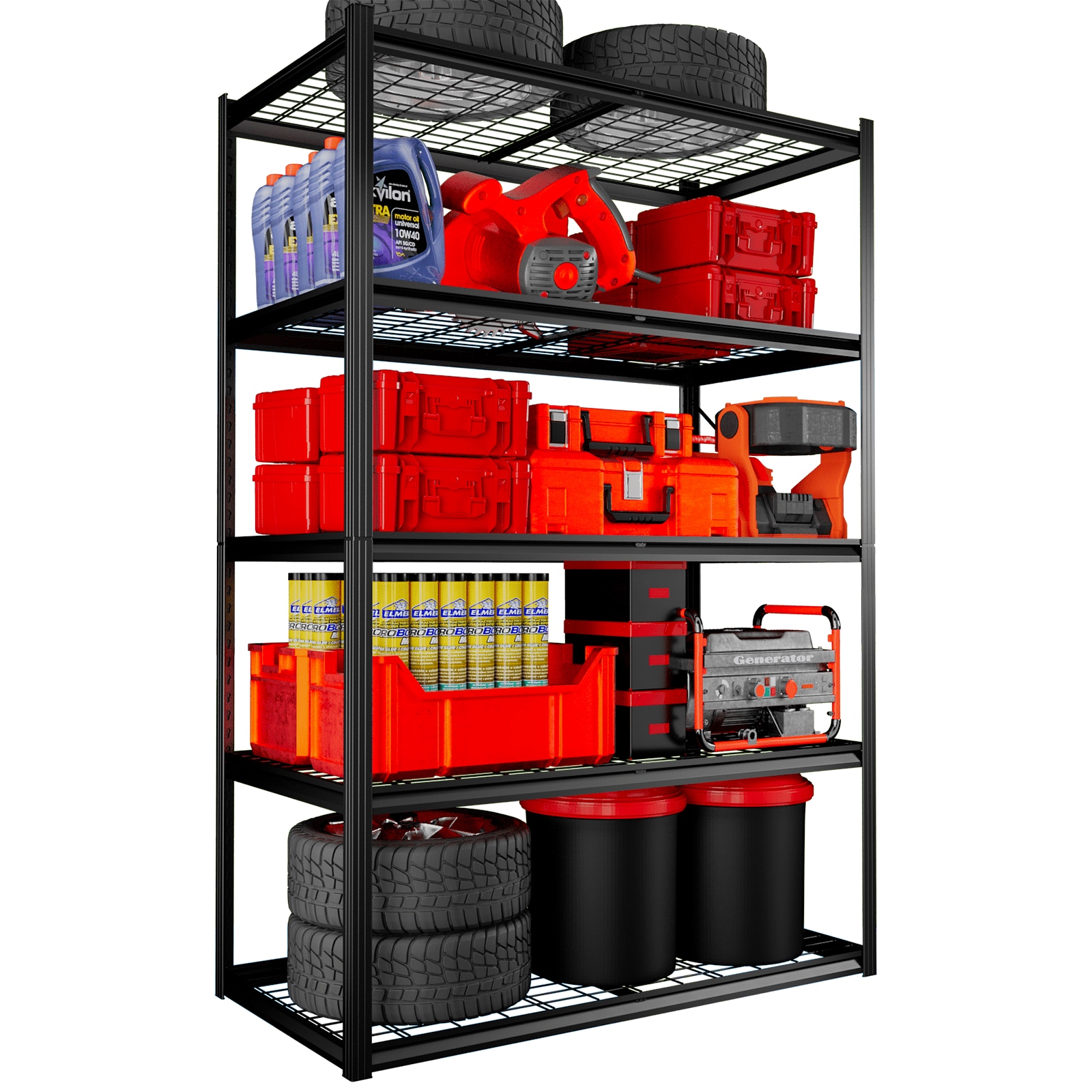 LOVMOR 48YCLZ-HDMS-PLR Free-Standing-Shelving - View #2
