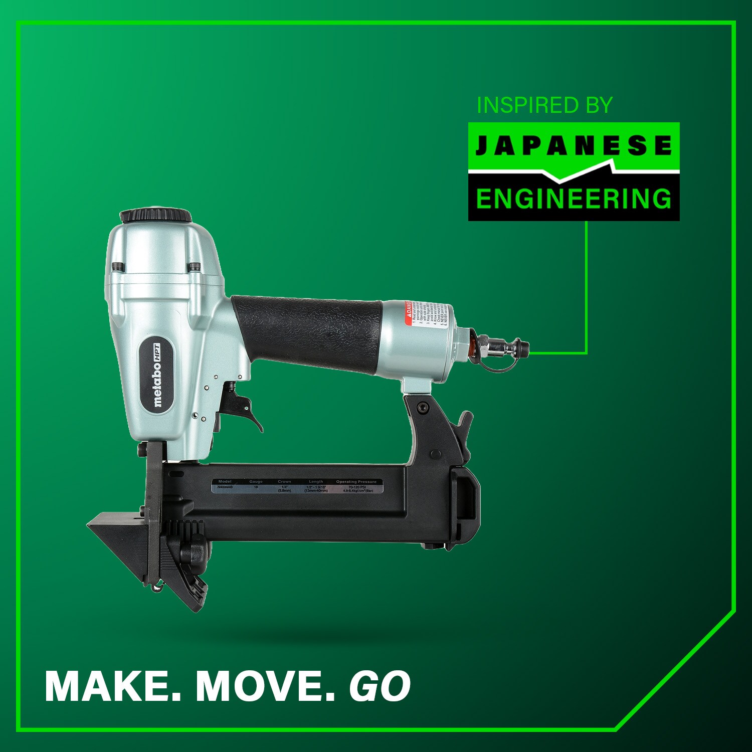 Metabo HPT N4004ABM Pneumatic-Staplers - View #11