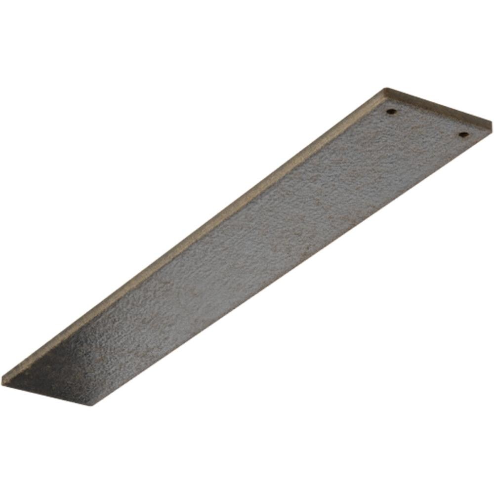 Ekena Millwork BKTM03X20LOAPG Logan Hidden 20-in x 3-in x 0.25-in Antique gold Steel Mounting bracket