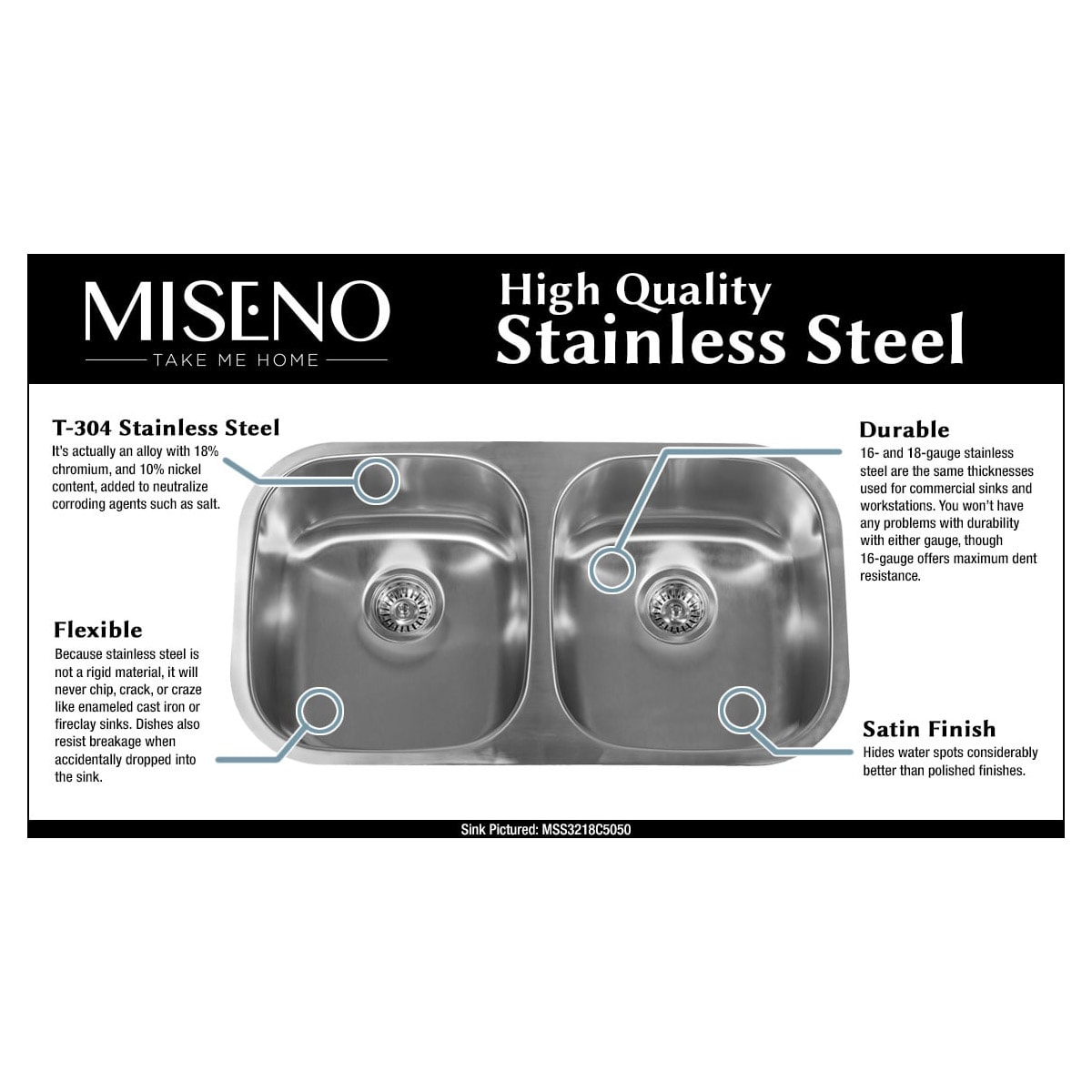 Miseno MNO163320F Kitchen-Sinks - View #10