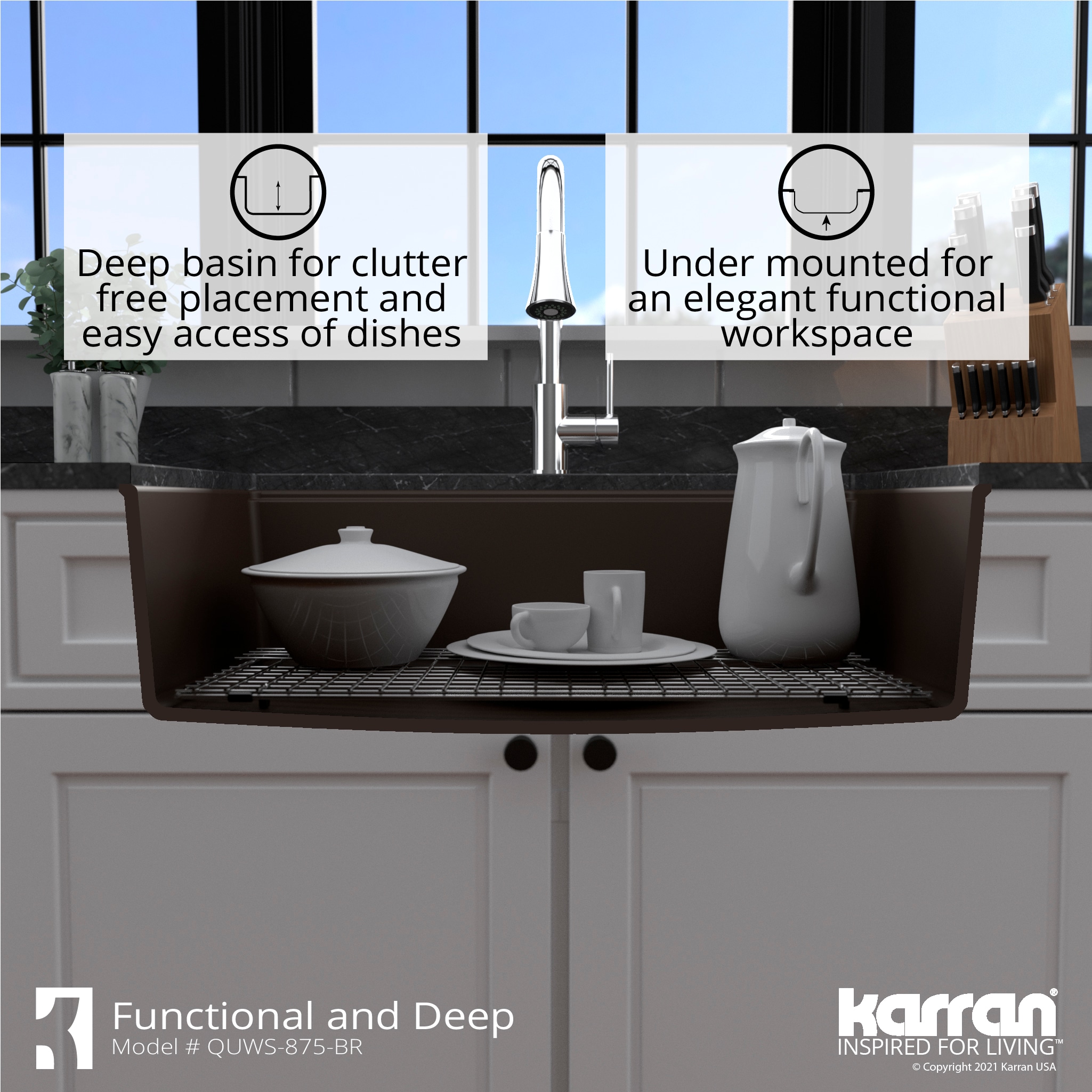 Karran QUWS-875-BR Kitchen-Sinks - View #8