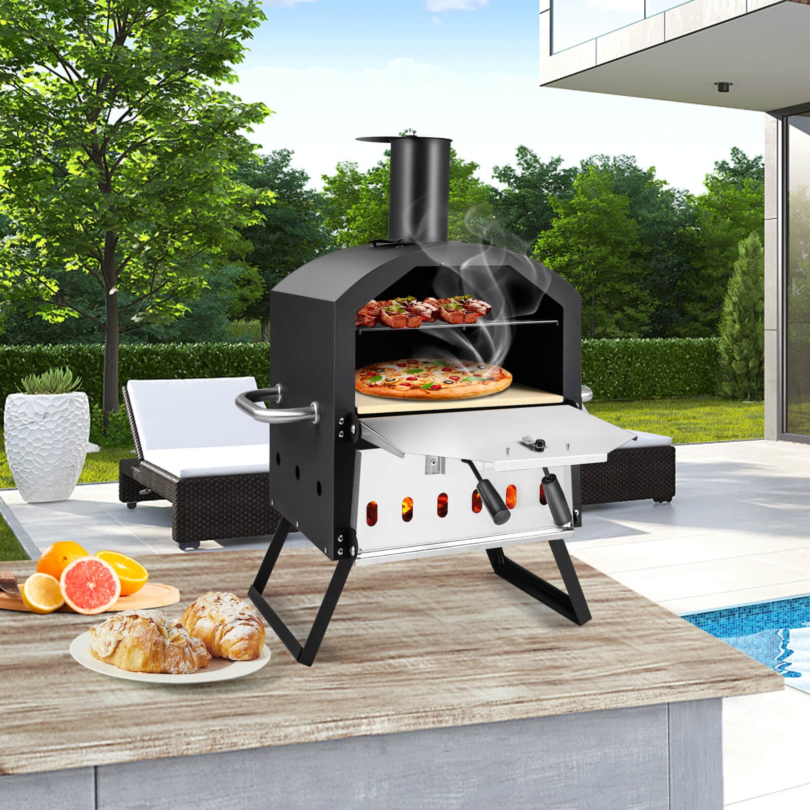 Slickblue D-CO-KB41801PN Outdoor-Pizza-Ovens - View #3