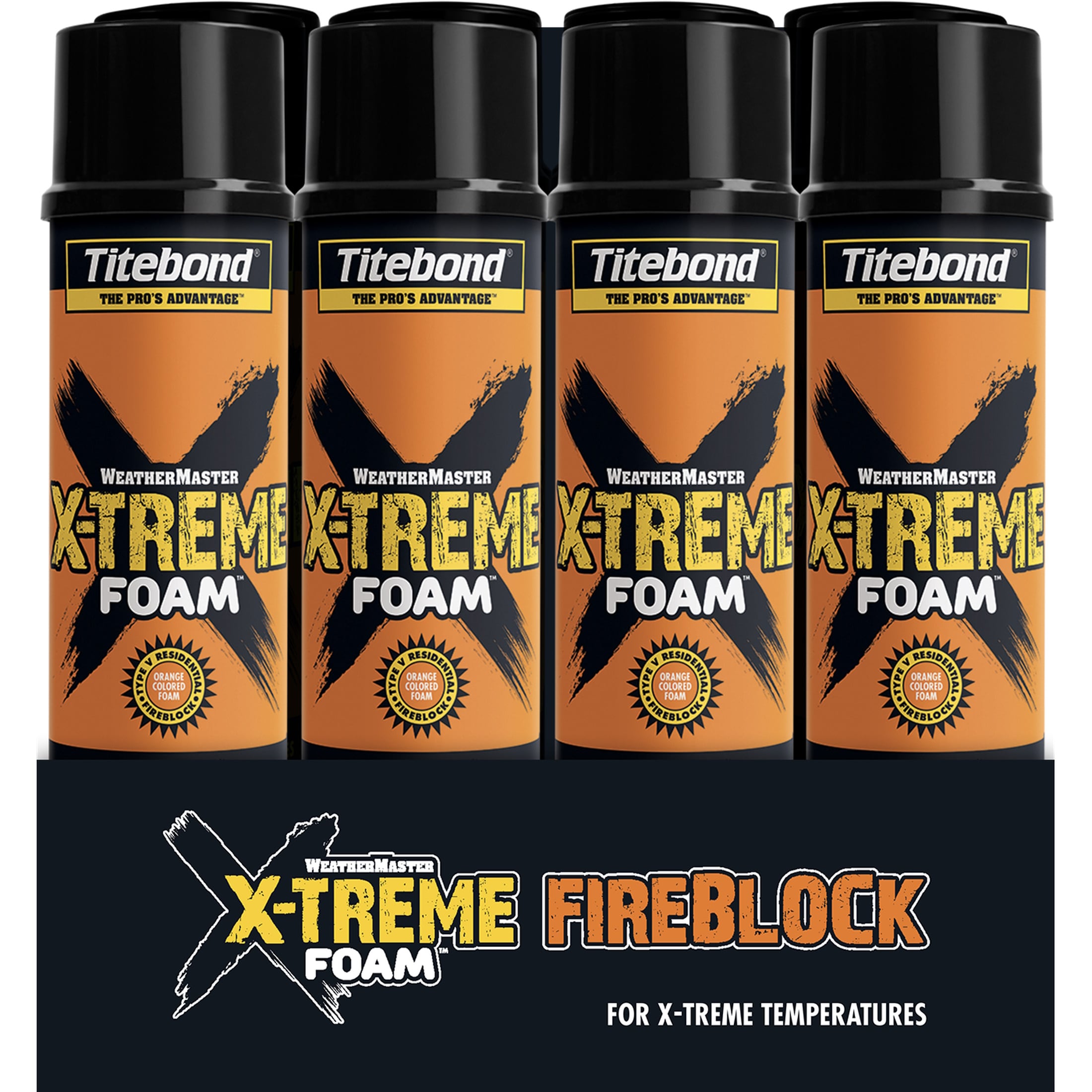 Titebond 8542CP X-TREME 24-oz Straw/Spray gun Indoor/Outdoor Spray Foam Insulation Canister