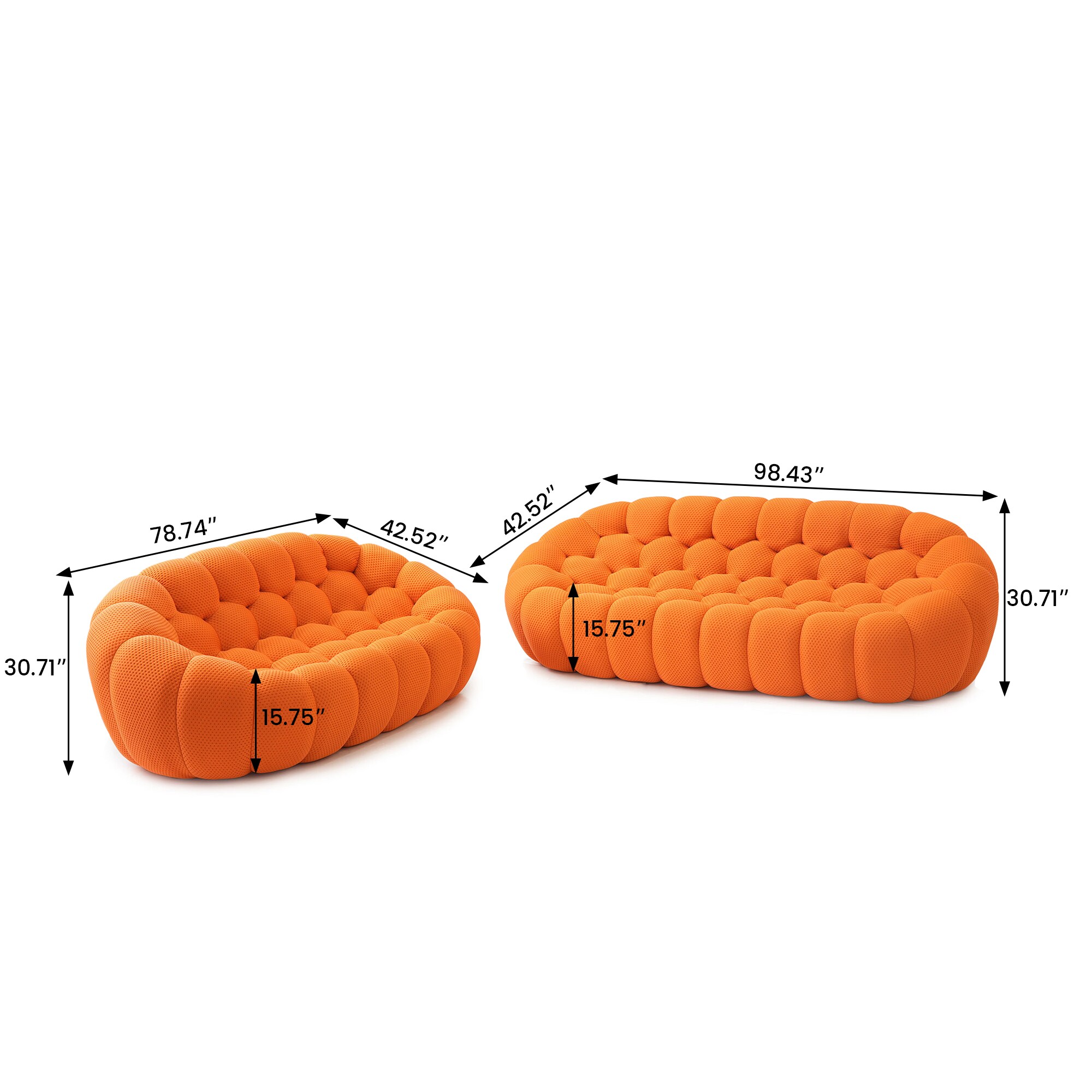 BuotiqHom DH-SF23-133OR Living-Room-Sets - View #7