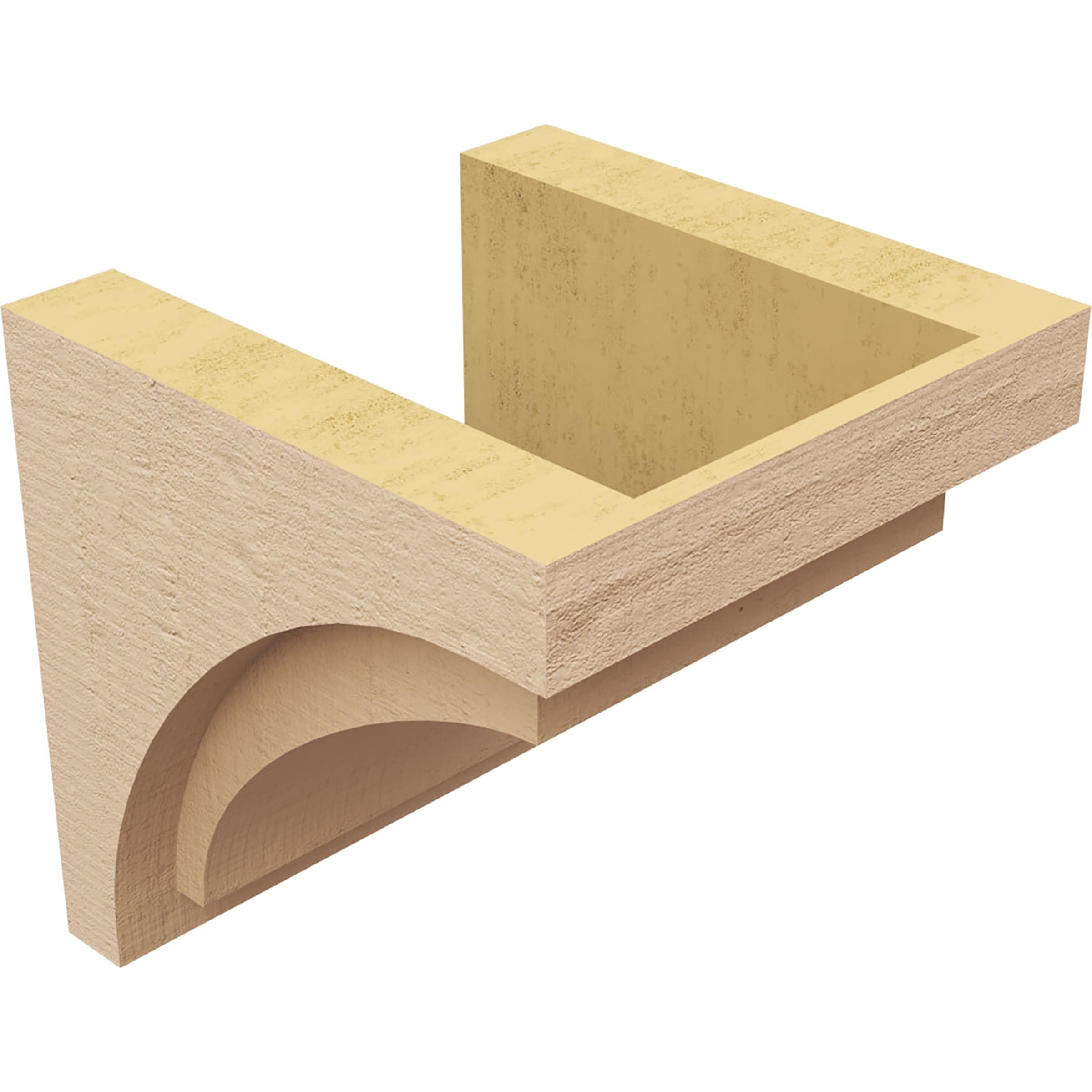 Ekena Millwork CORU09X09X09RIVRCPR corbels - View #5