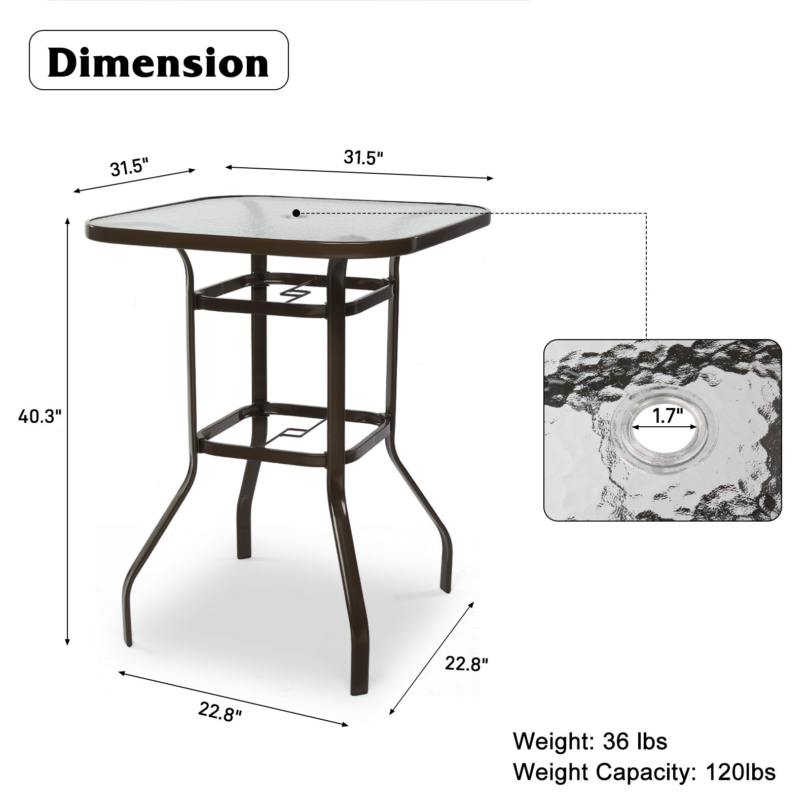 Winado LO1G56000652 Patio-Tables - View #6