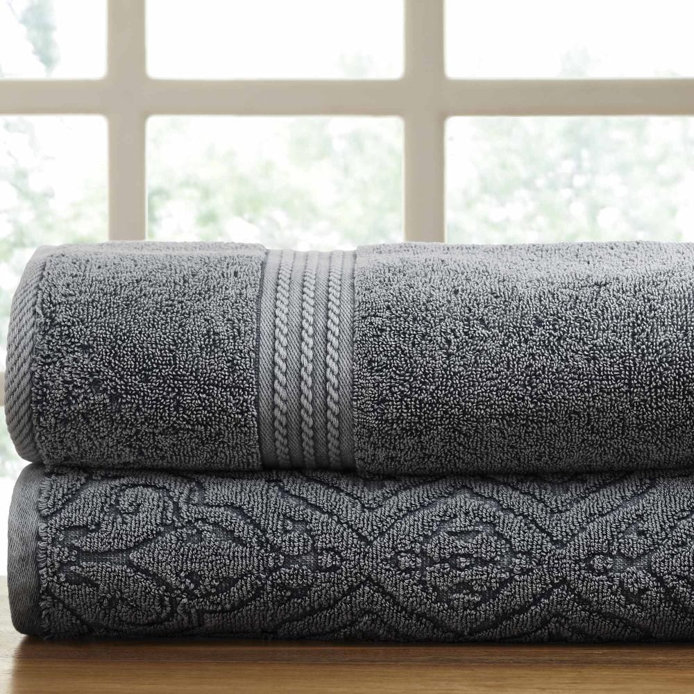 Amrapur Overseas 4-Piece Blush Cotton Quick Dry Bath Towel Set (4pk  Spunloft Bath Sheet) in the Bathroom Towels department at